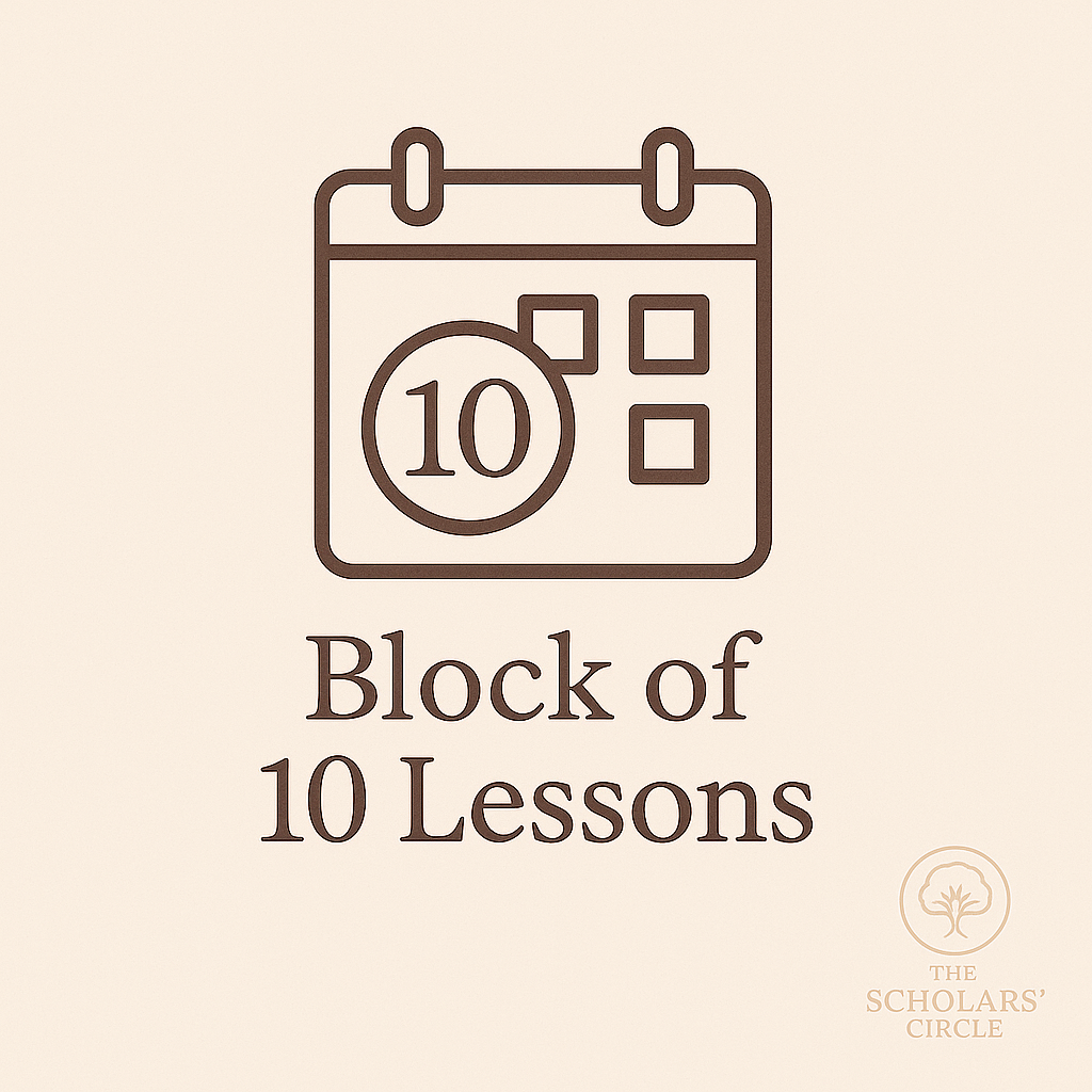 Block of 10 Lessons