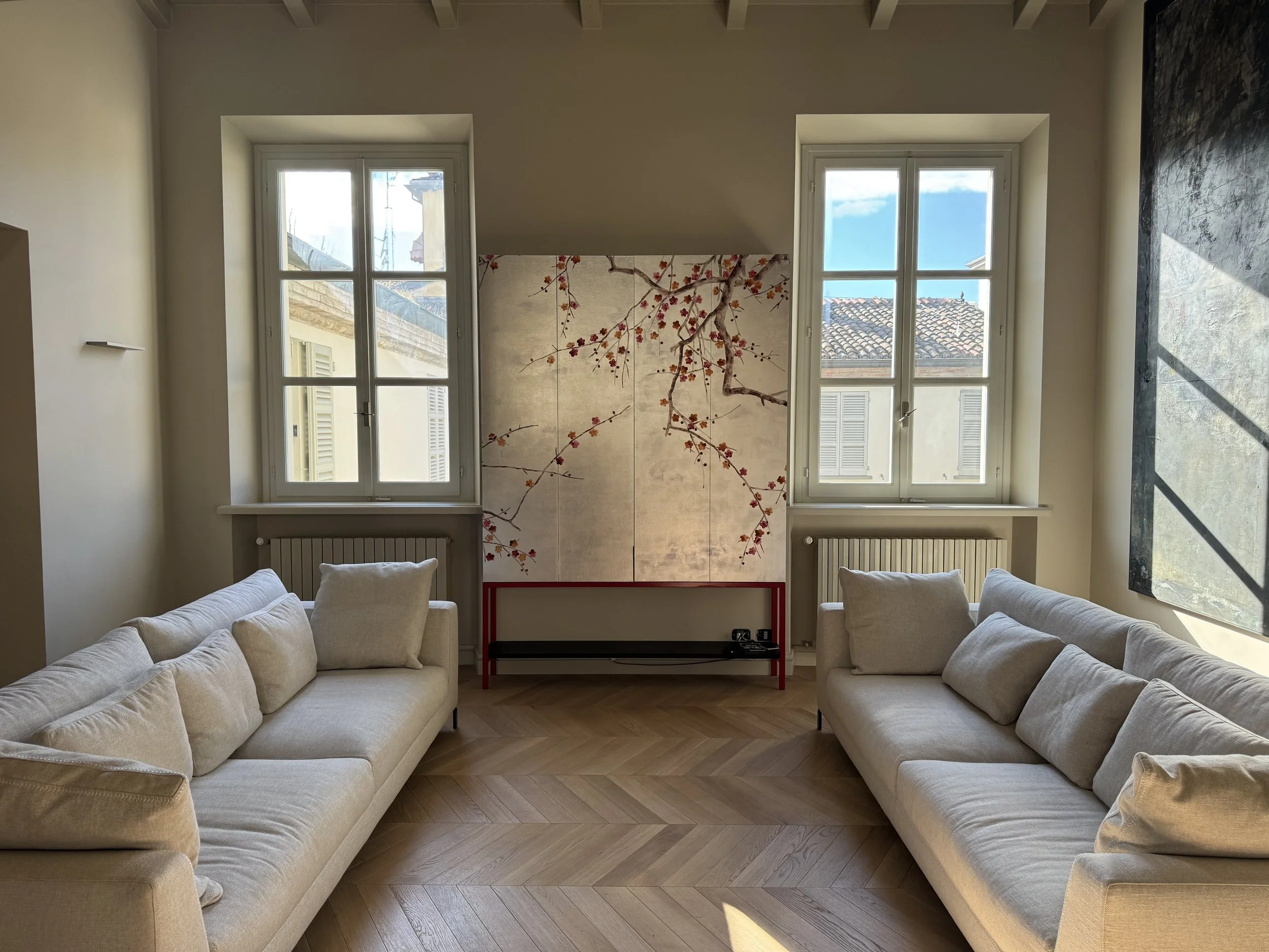 Soggiorno - Mobile porta Tv con ante chiuse