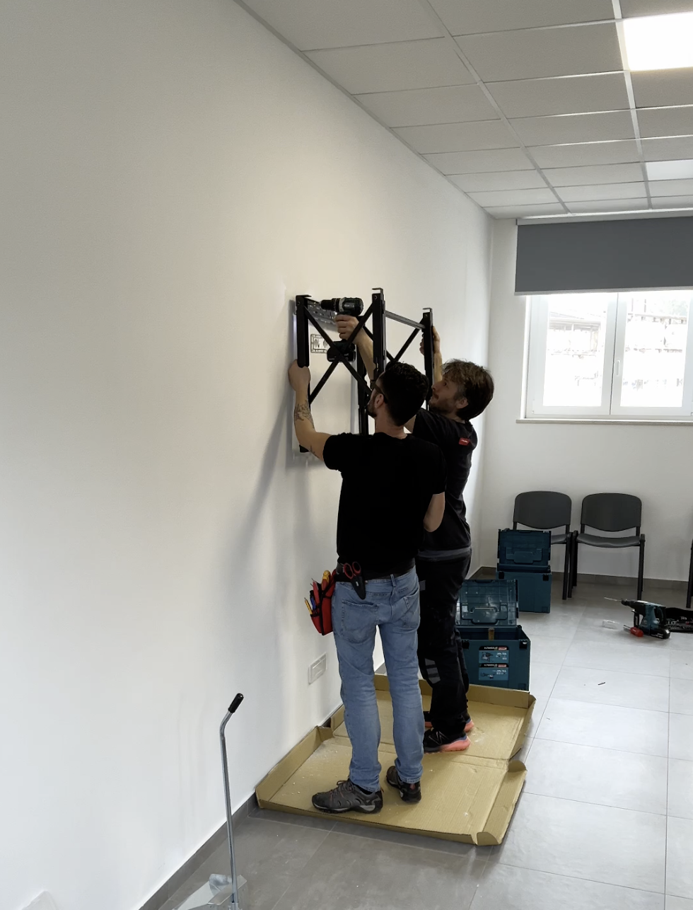 Montaggio staffa Push-Pull