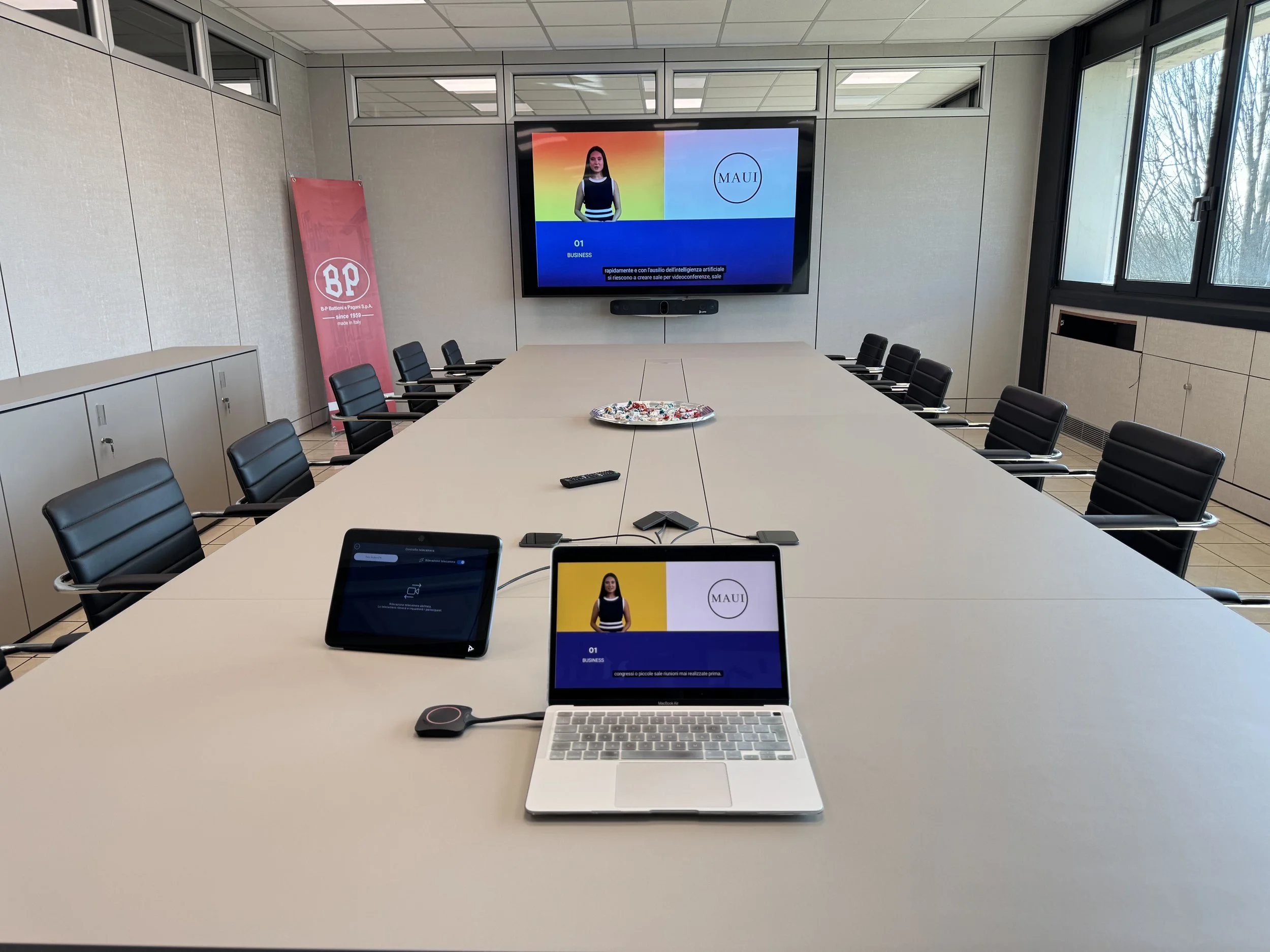 Mirroring con Clickshare Button