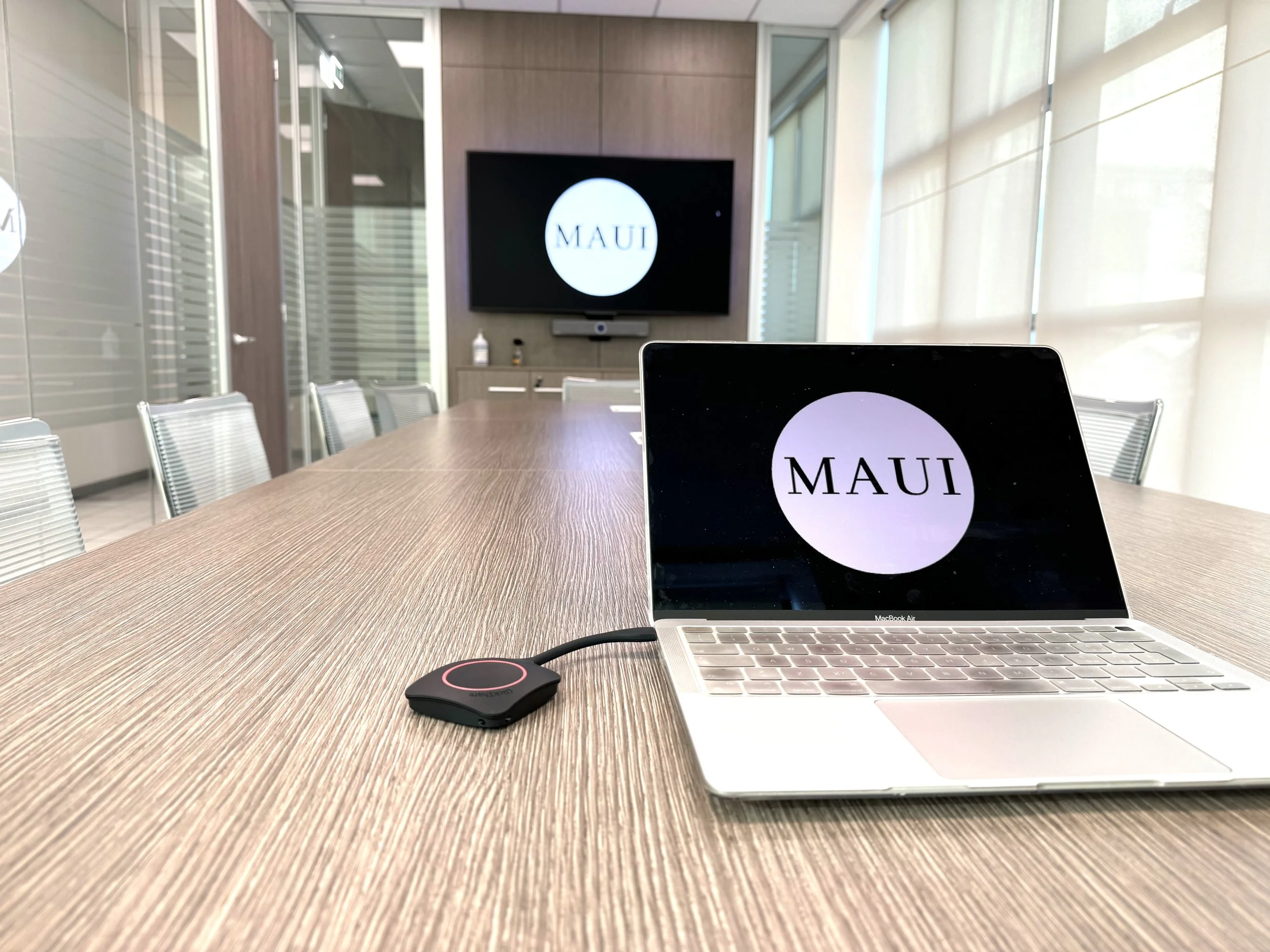 Clickshare Button in funzione