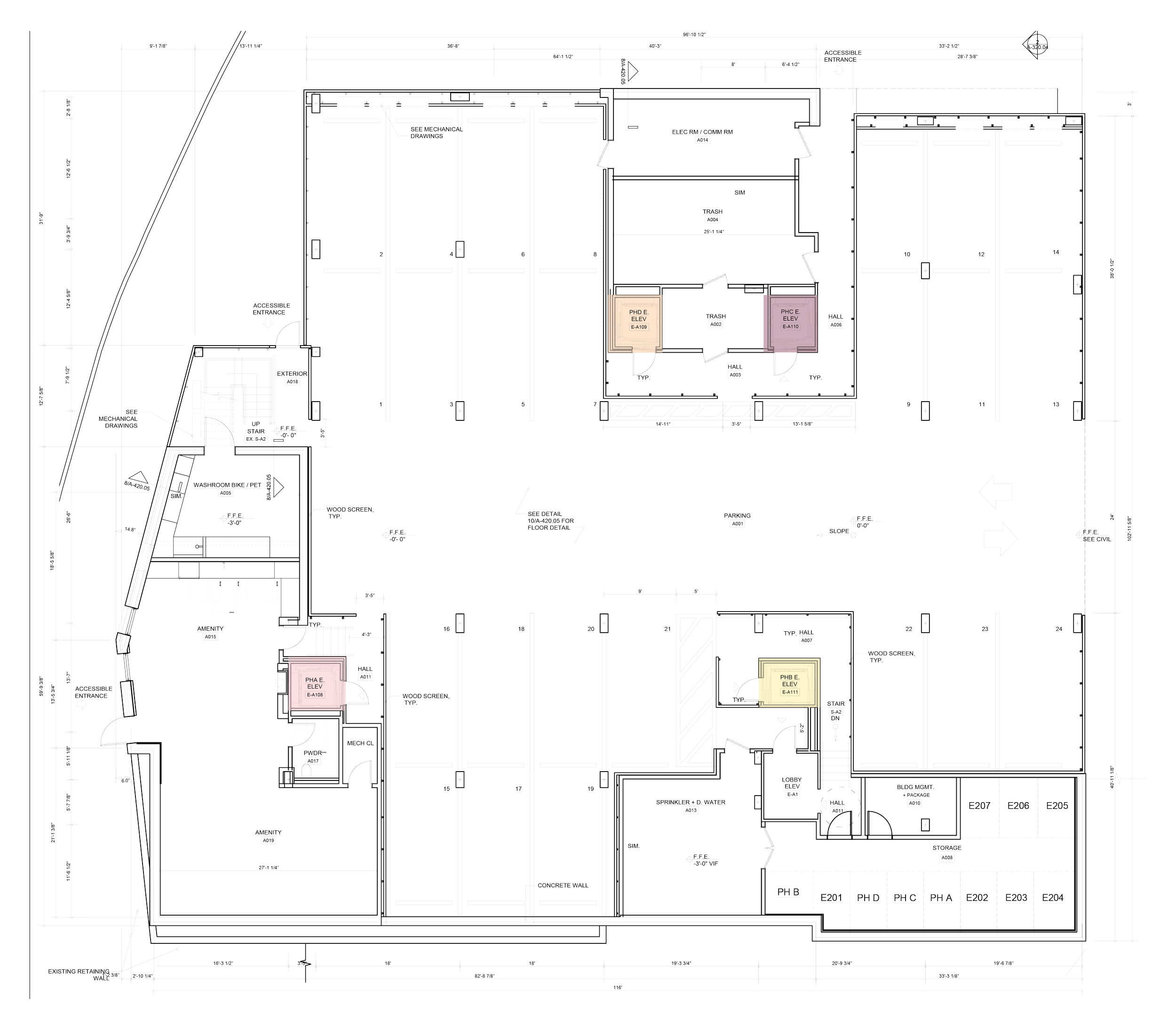 East Building Parking Plan