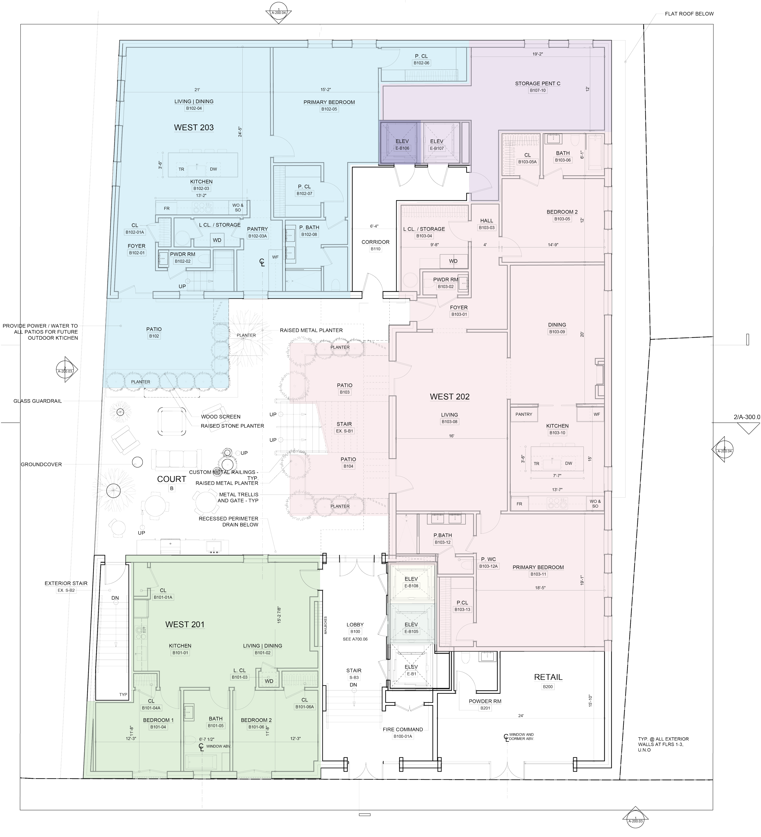 West Building Plaza Floor Plan