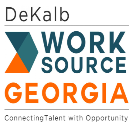 DeKalb WorkSource Georgia logo with the slogan 'Connecting Talent with Opportunity'.