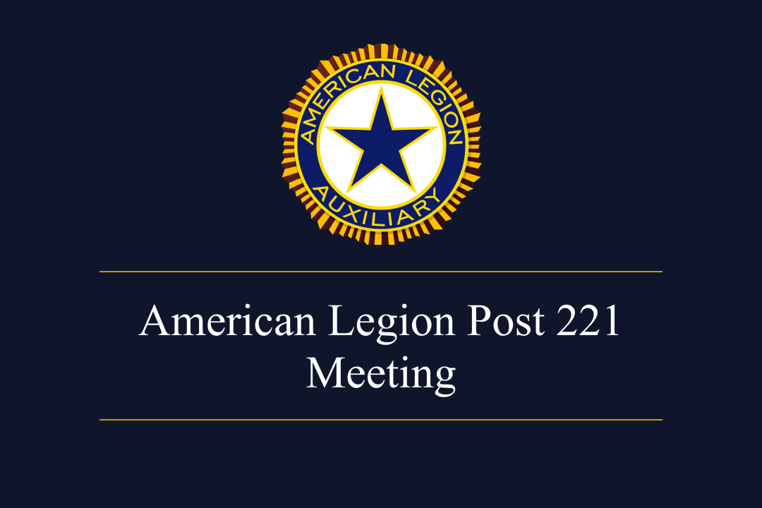 American Legion Post 221 Meeting