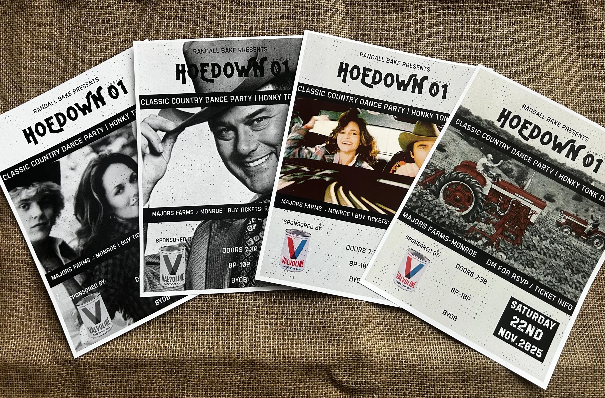 Hoedown 01 Poster Pack