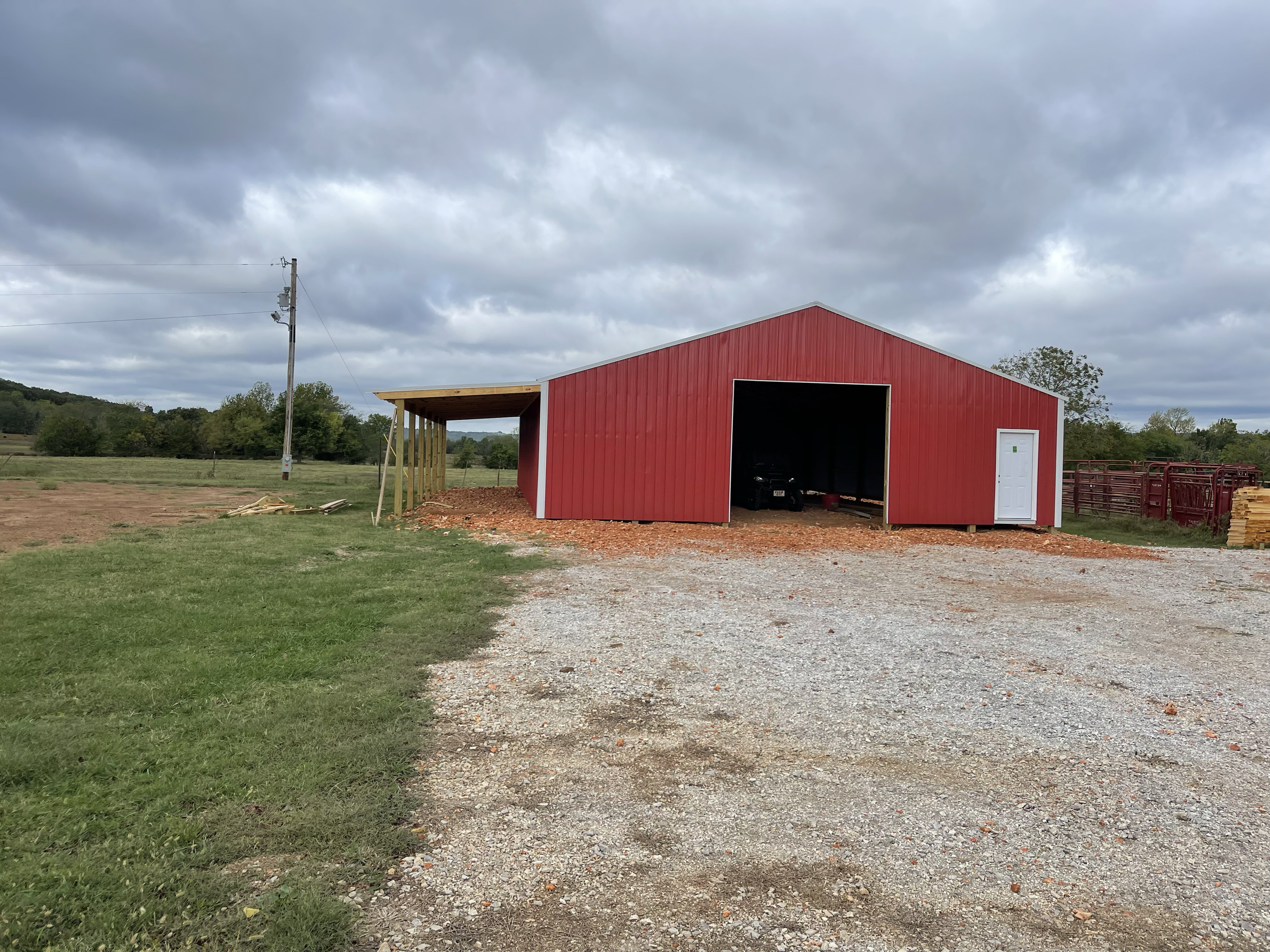 Big metal barn style shop