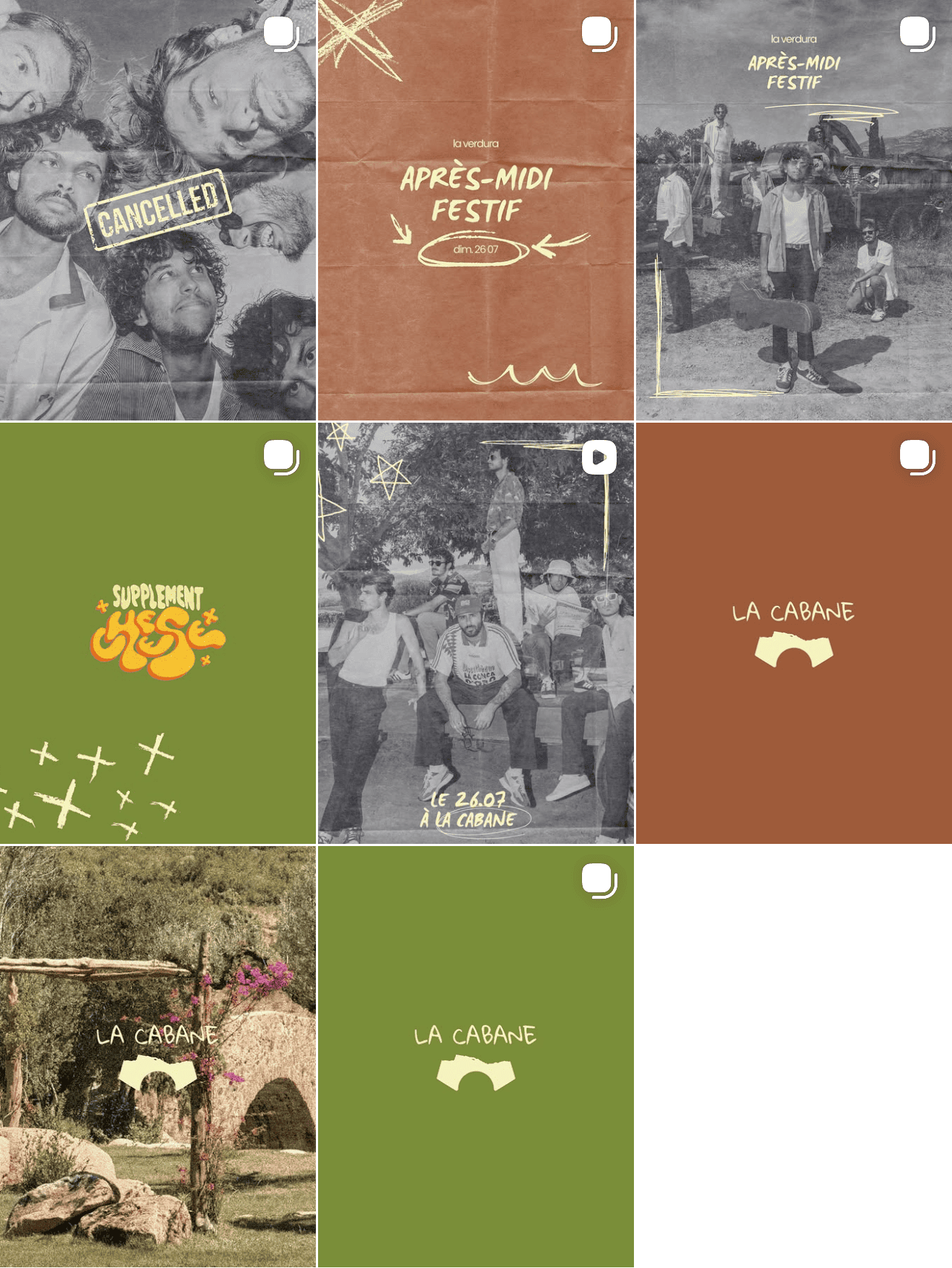 Création de feed instagram, stratégie de communication, shooting photo et video, pour la création de contenus, la gestion et le développement des réseaux sociaux d'un restaurant en Corse, par ZACE - Agence de communication digitale à Corte, en Corse.