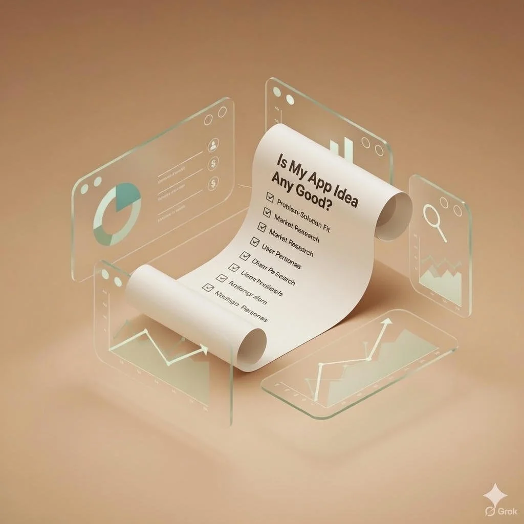 "Is My App Idea Any Good?" A Founder's Checklist for Initial Validation