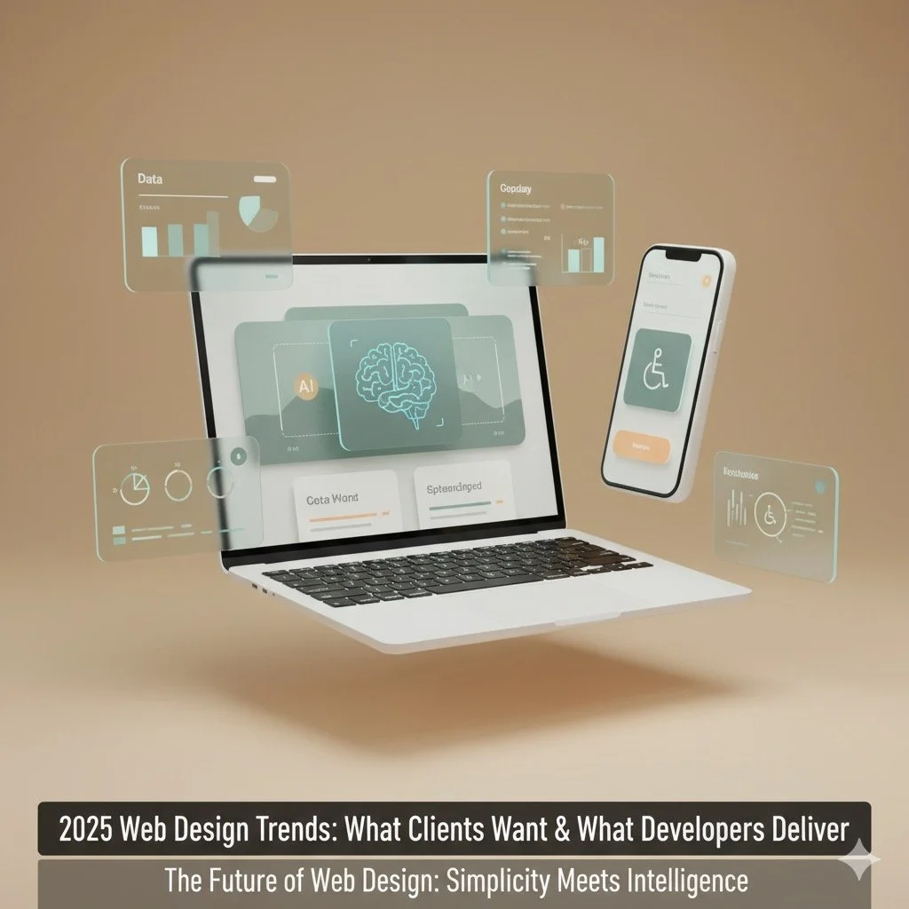 2025 Web Design Trends: What Clients Want &amp; What Developers Deliver