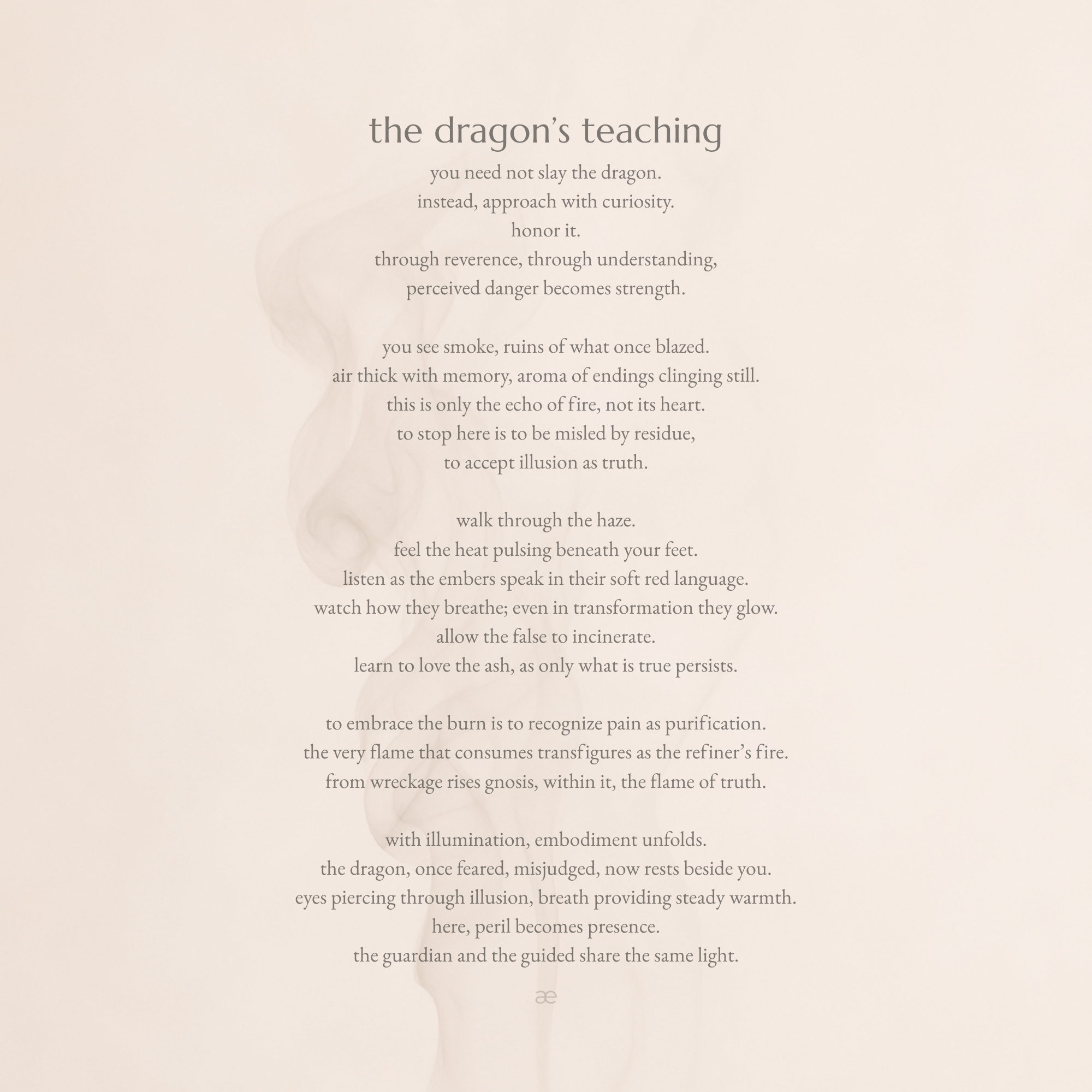 the dragon's teaching