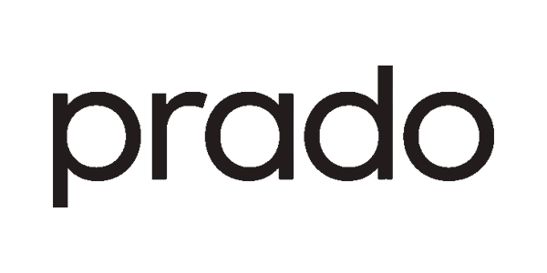 Logo noir de Prada