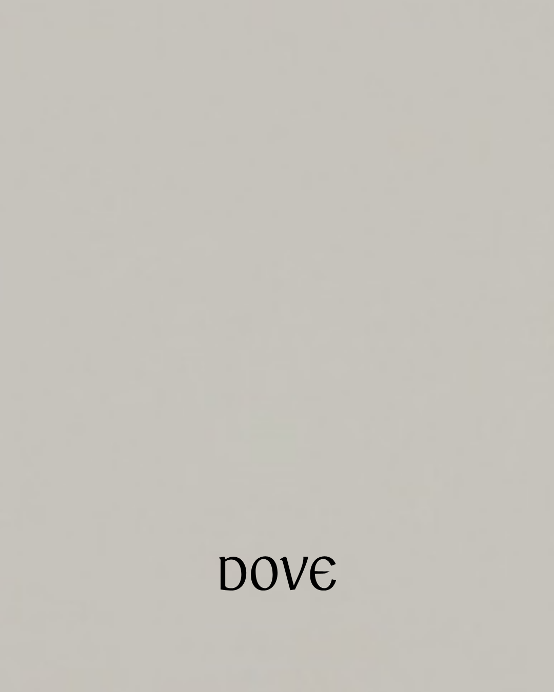 Minimalist image with a light beige background and the word 'dove' written at the bottom in black lowercase letters.