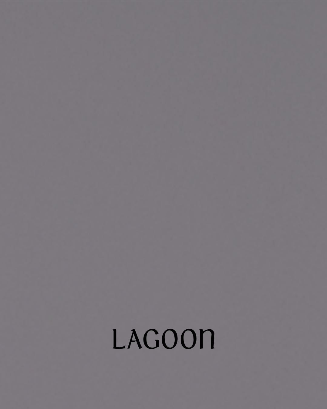 Cabinet color in Gray with the word 'LAGOON' written at the bottom in black text.