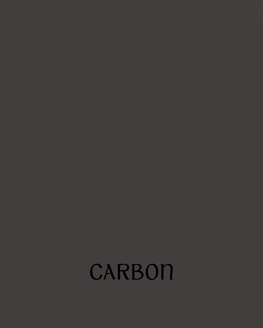 Cabinet color in dark gray and the word 'CARBON' in black text at the bottom.
