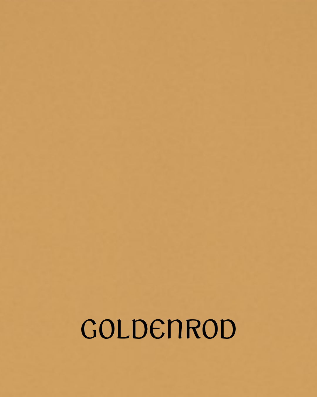 Goldenrod-colored background with the word 'GOLDENROD' written in black at the bottom.