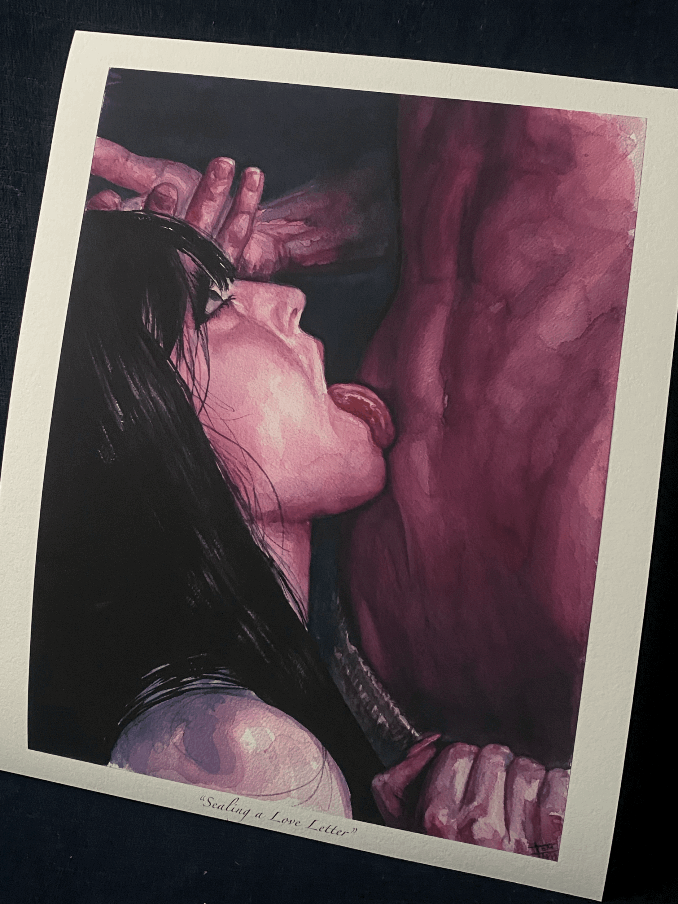"Sealing a Love Letter" PRINT
