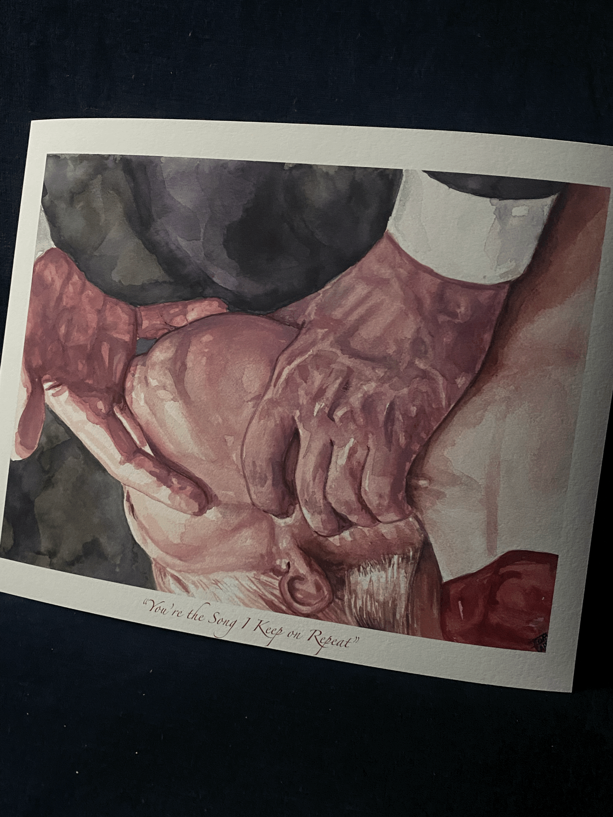 "You're the Song I Keep on Repeat" PRINT