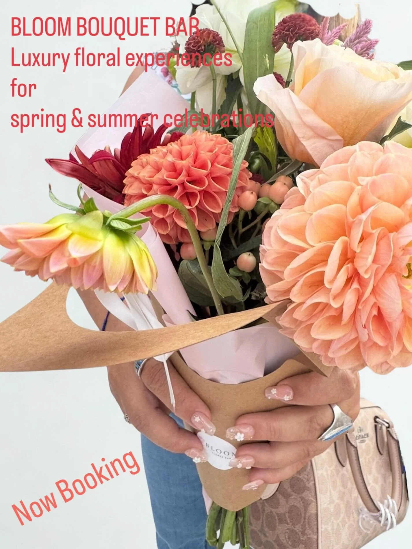 Intentional blooms. Refined palettes. Signature bouquet bar moments.
Spring &amp; summer dates are filling quickly, and this season is all about intentional florals that feel elevated, romantic, and unforgettable. From intimate wedding moments to chi