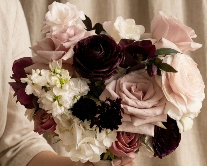 The Bordeaux Collection bouquet