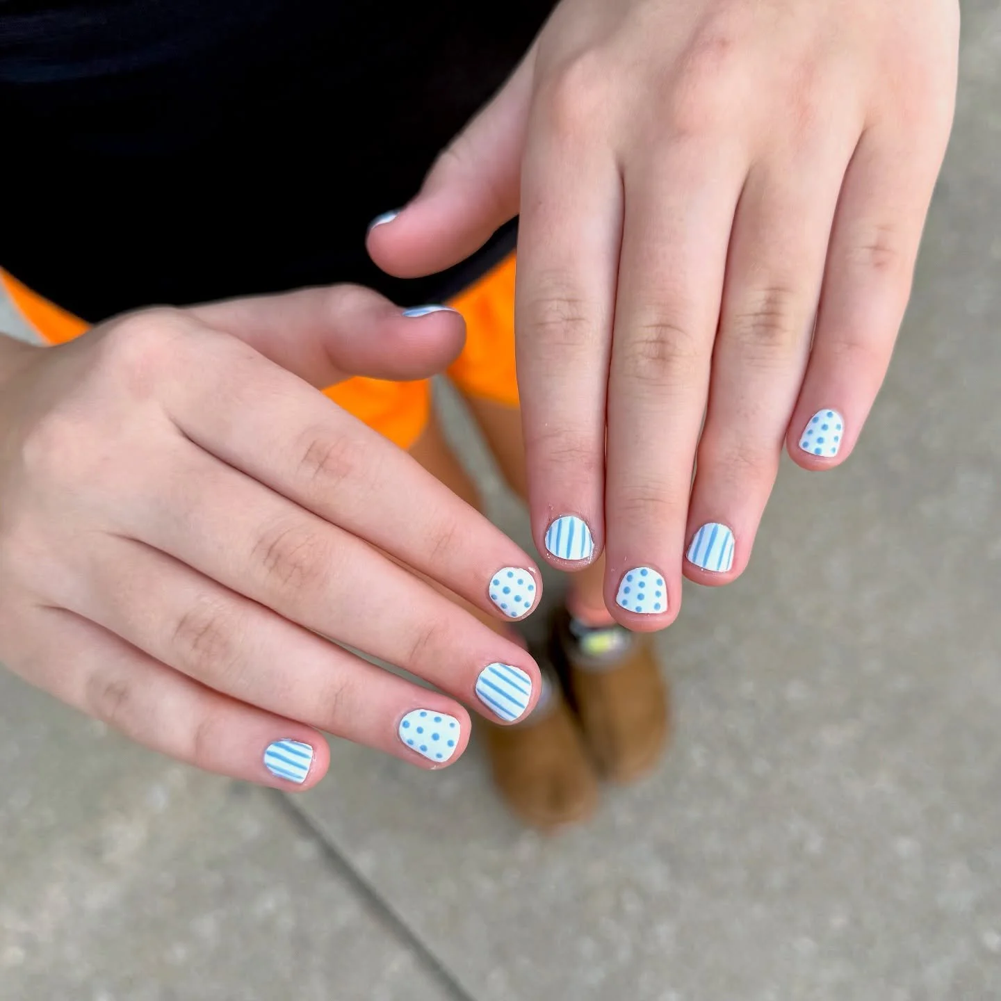 Polka dots and stripes nails! 

#Bellagionailsparaleigh #nailsnailsnails #shortnails #polkadots #stripe #nailsdesign #nailsart #nails #raleigh #localbusiness #whitenails #gel #gelmani 

 

Make your appointment now ! 
BELLAGIO NAIL SPA
📍8845 Six For