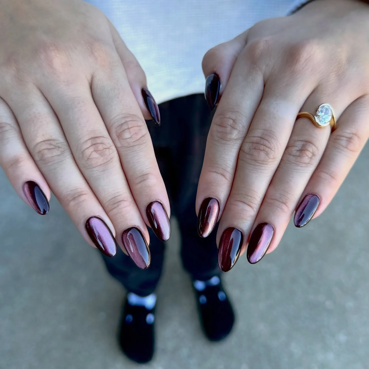 Obsessed is right! That Cateye combo is 🔥!! 

#Bellagionailsparaleigh #nailsnailsnails #nails #cateye #fallnails #notd #gelx #almondnail #nailgel #nailofinstagram 

 

Make your appointment now ! 
BELLAGIO NAIL SPA
📍8845 Six Forks Rd
  Raleigh, NC 