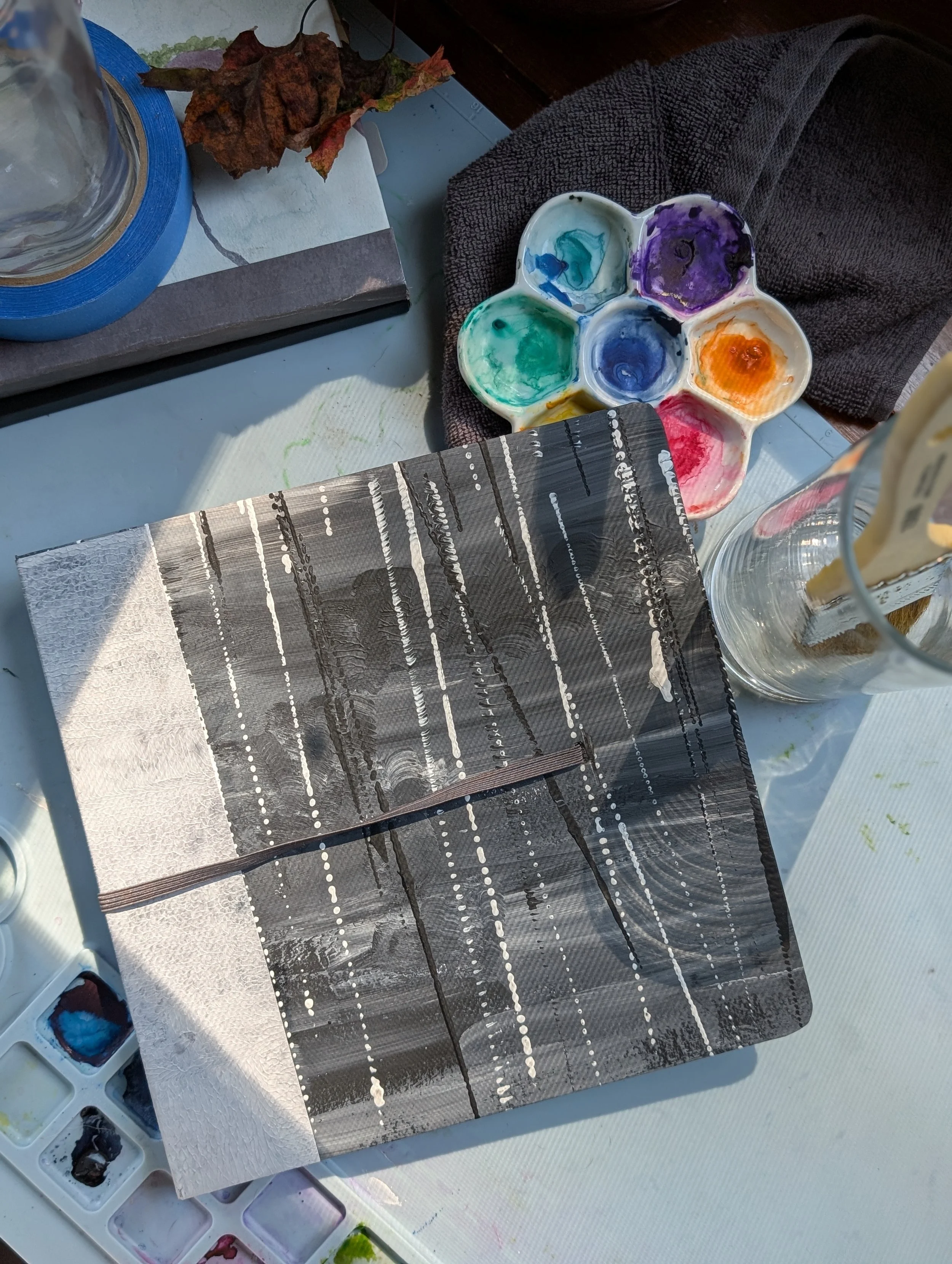 Midnight Rain Art Journal