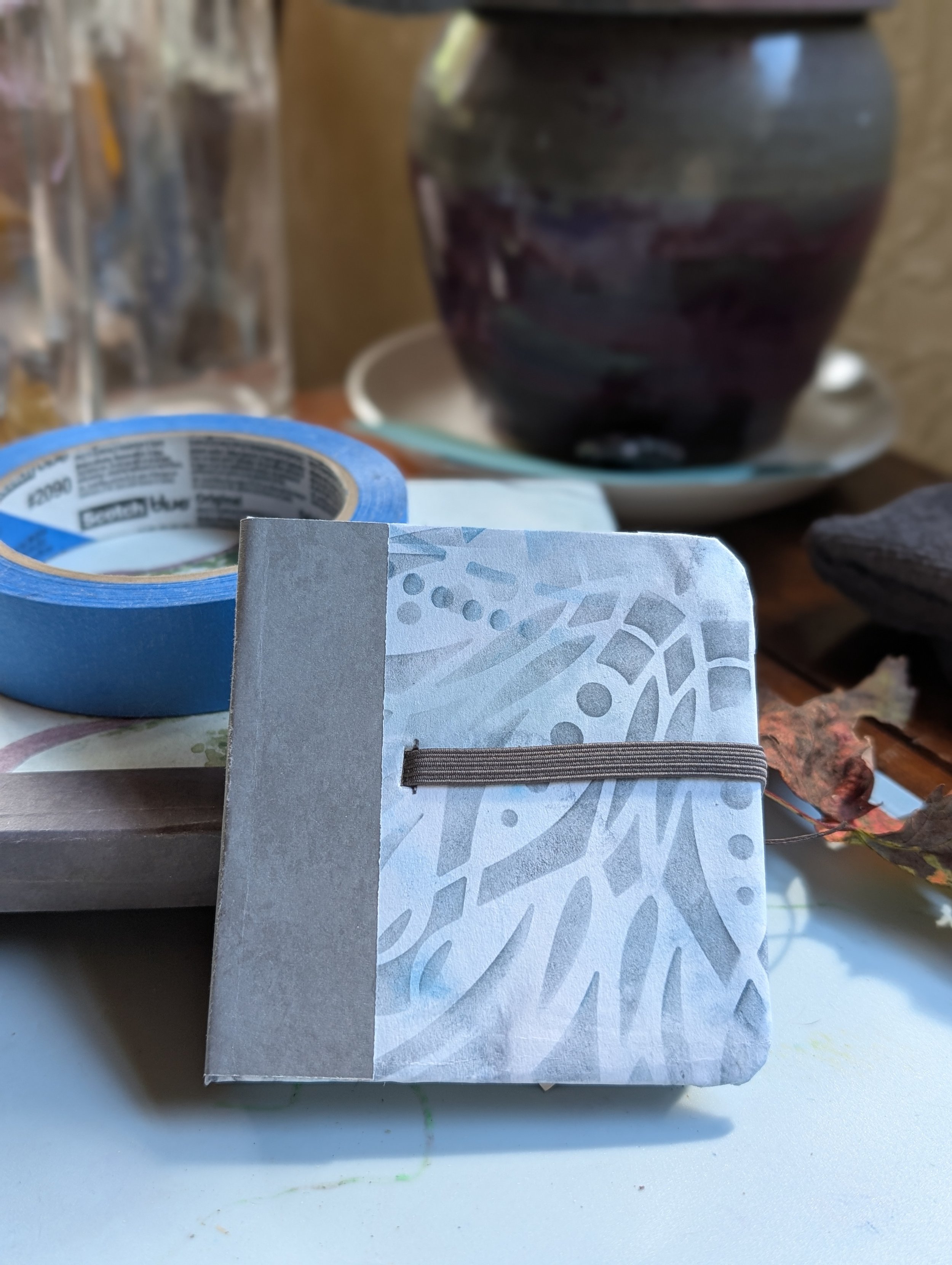 Happy Clouds Mini Art Journal