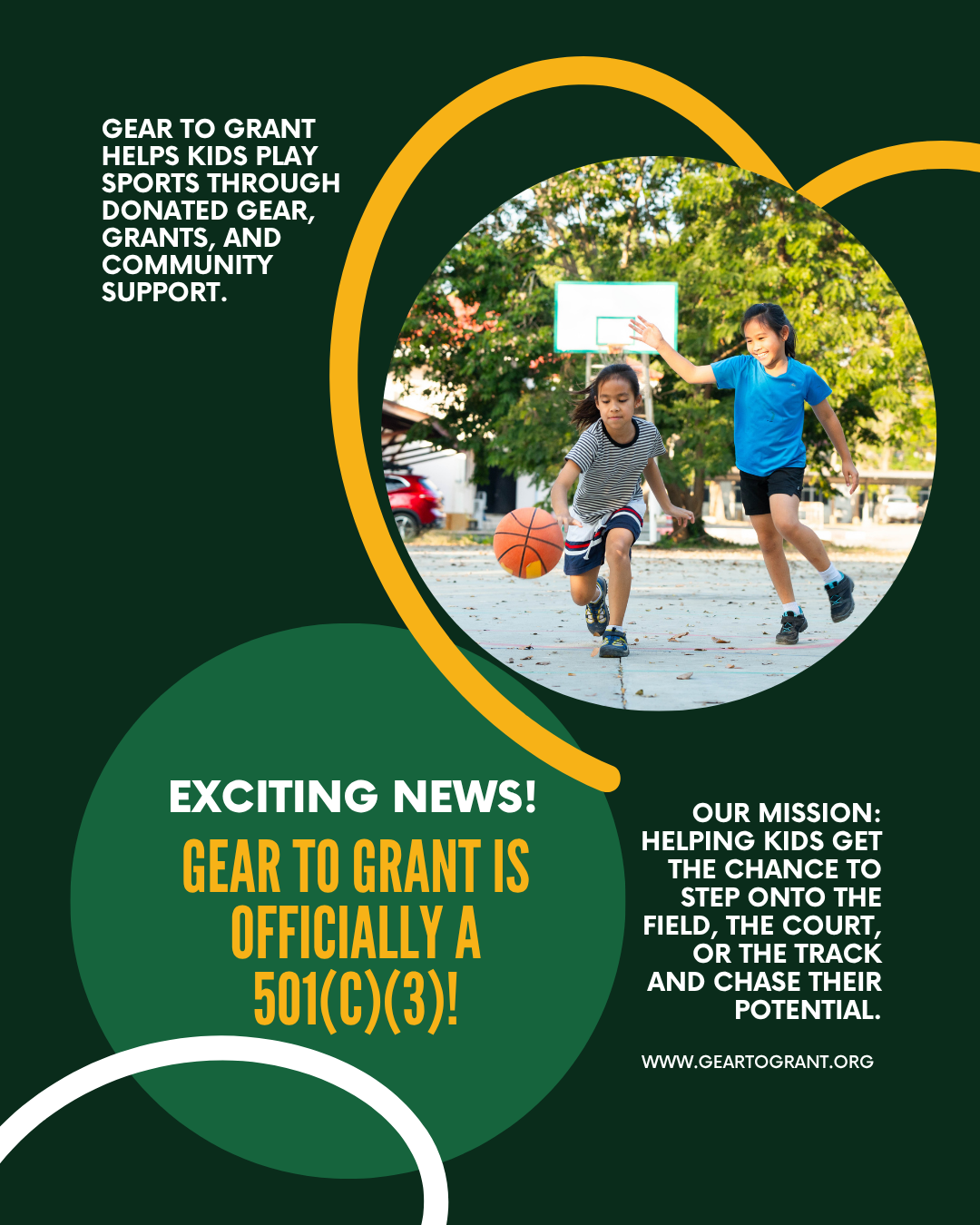 Gear to Grant Is Officially a 501(c)(3)