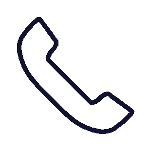 Outline of a telephone handset.
