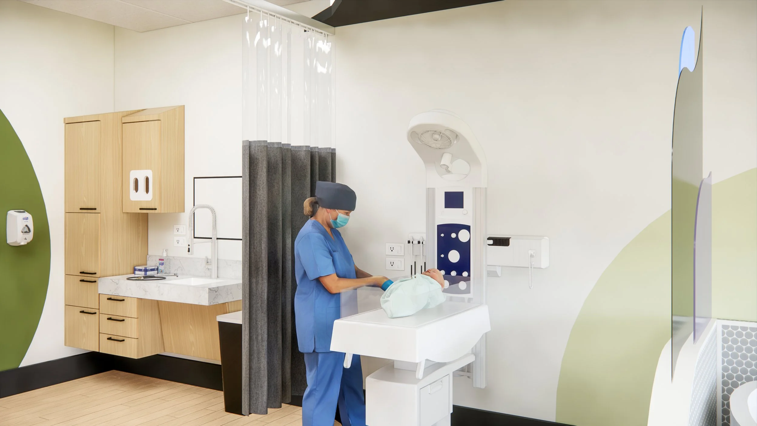 Infant Care Area Rendering