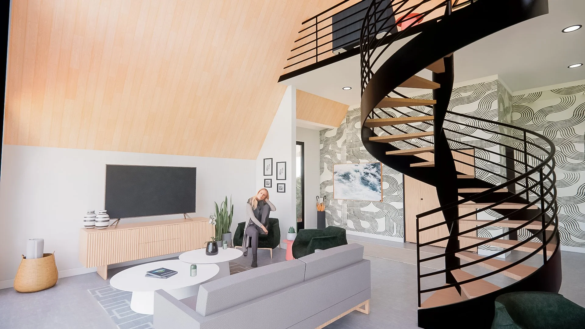 Living Space Rendering