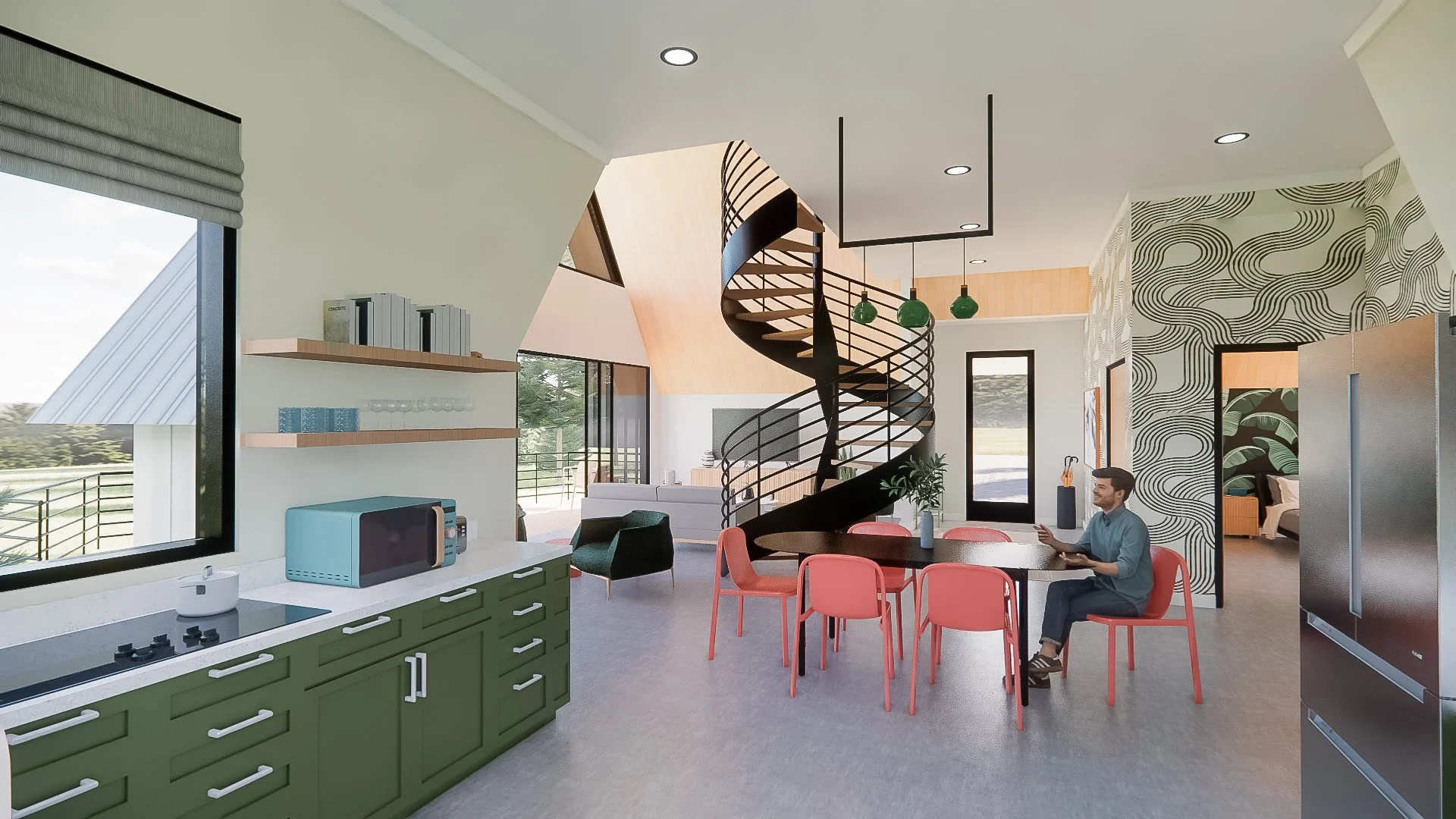 Kitchen/Dining Rendering