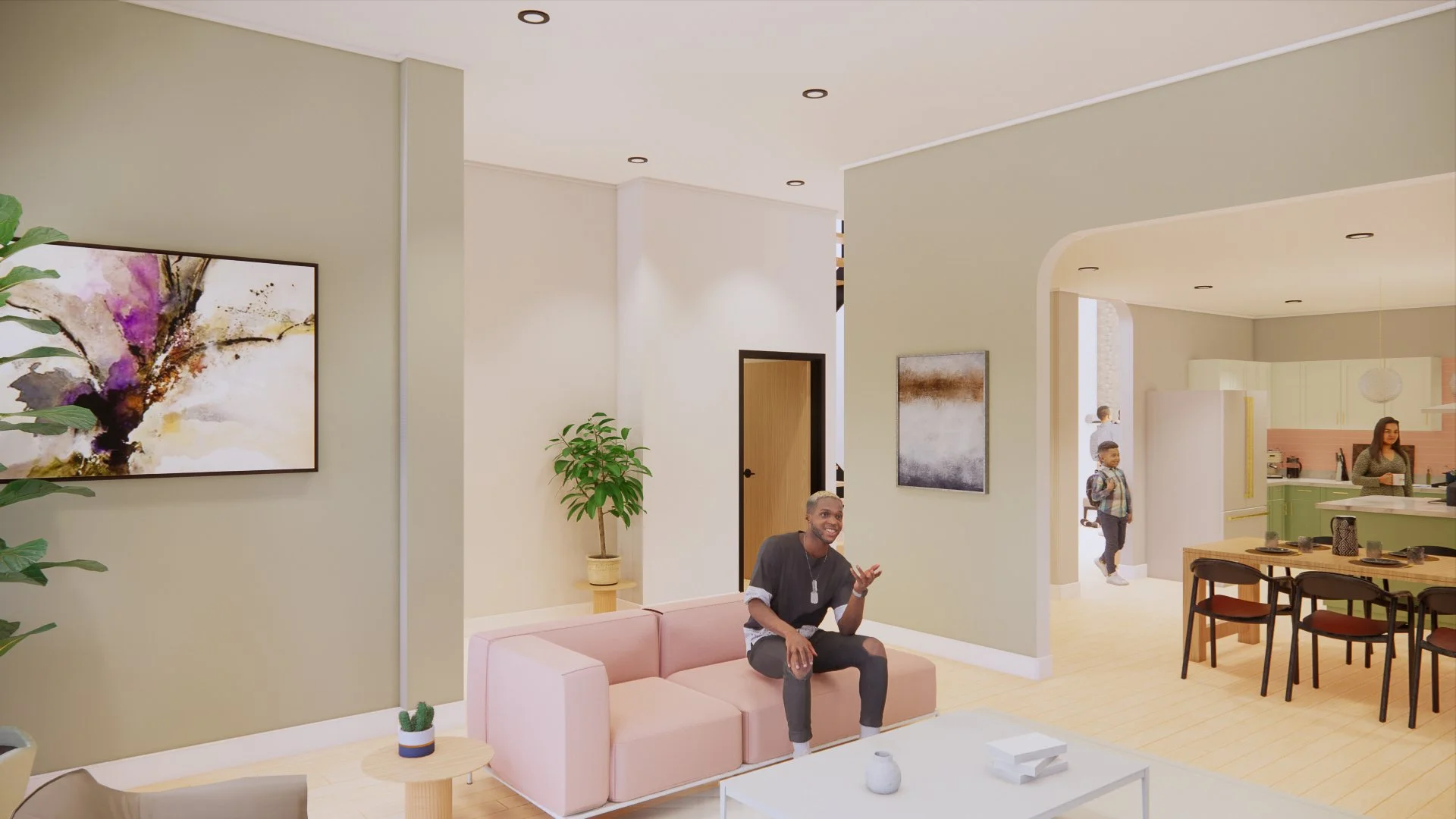 Living Space Rendering