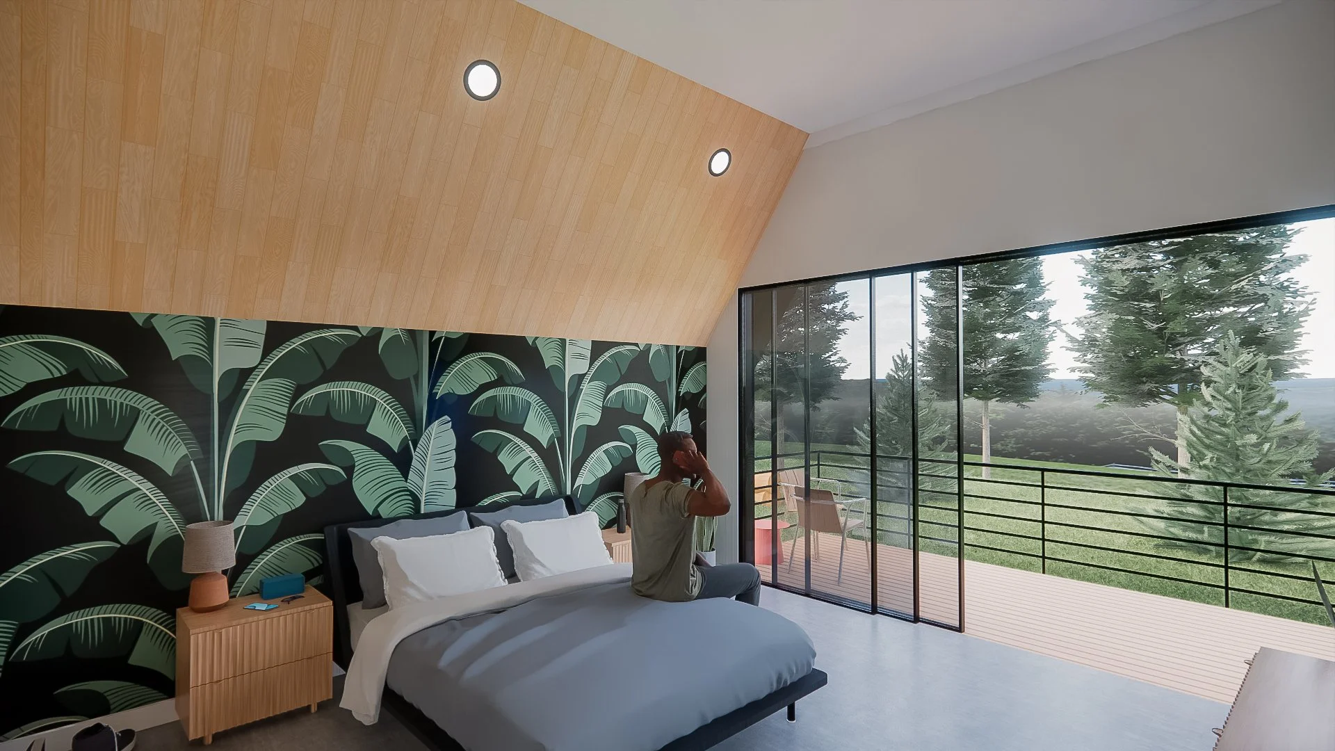 Primary Bedroom Rendering