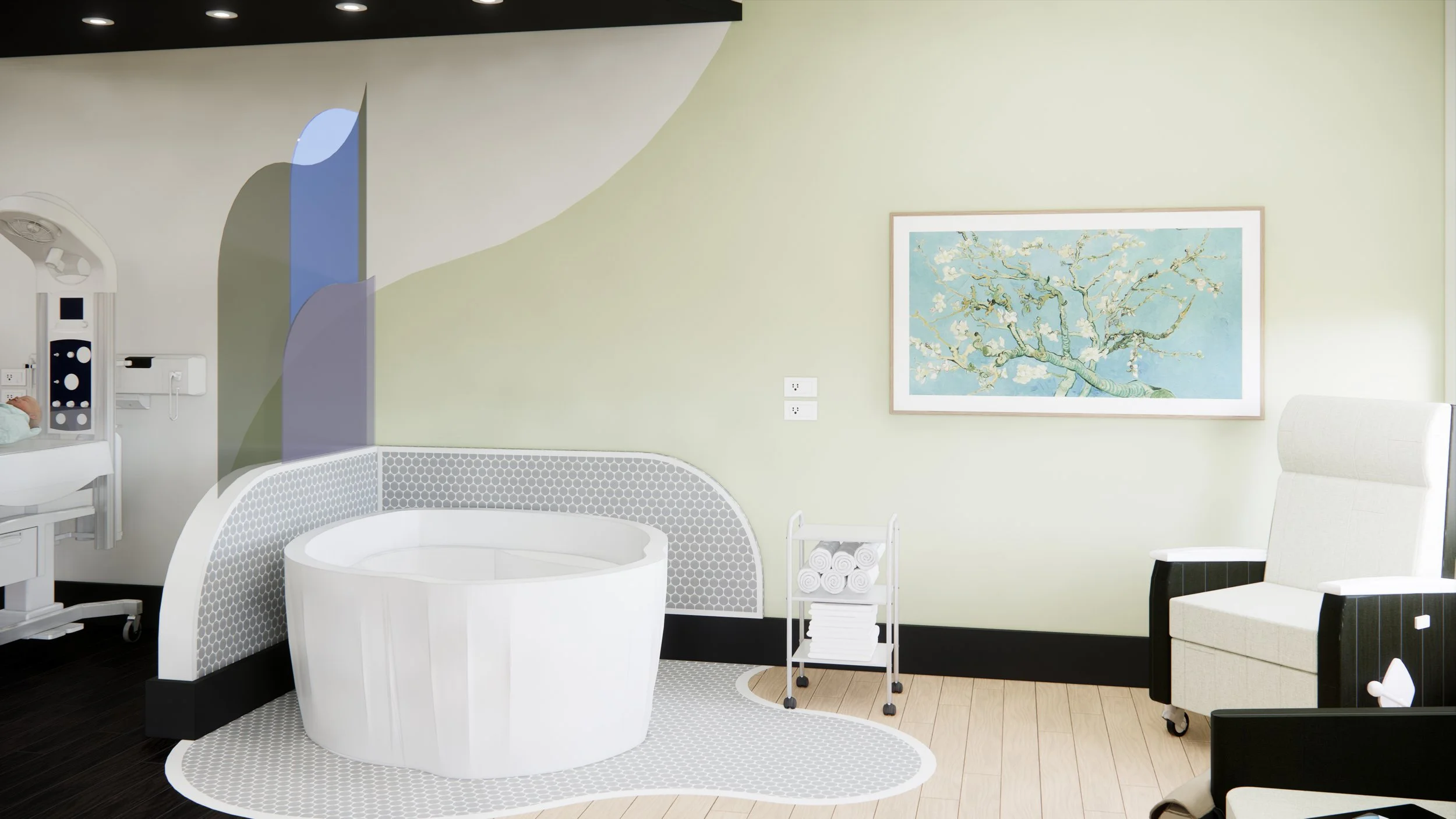 Birthing Tub Rendering
