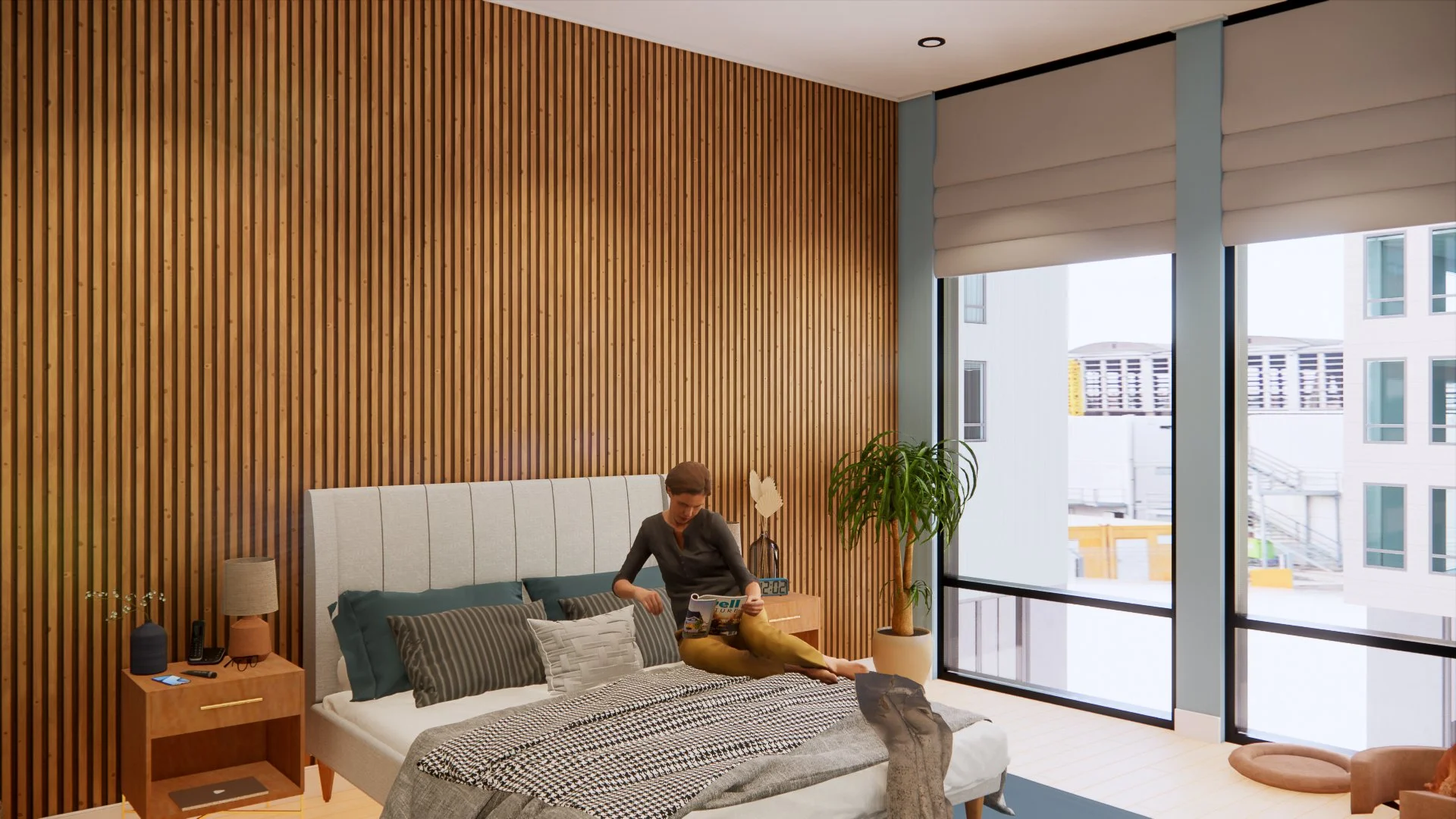Primary Bedroom Rendering