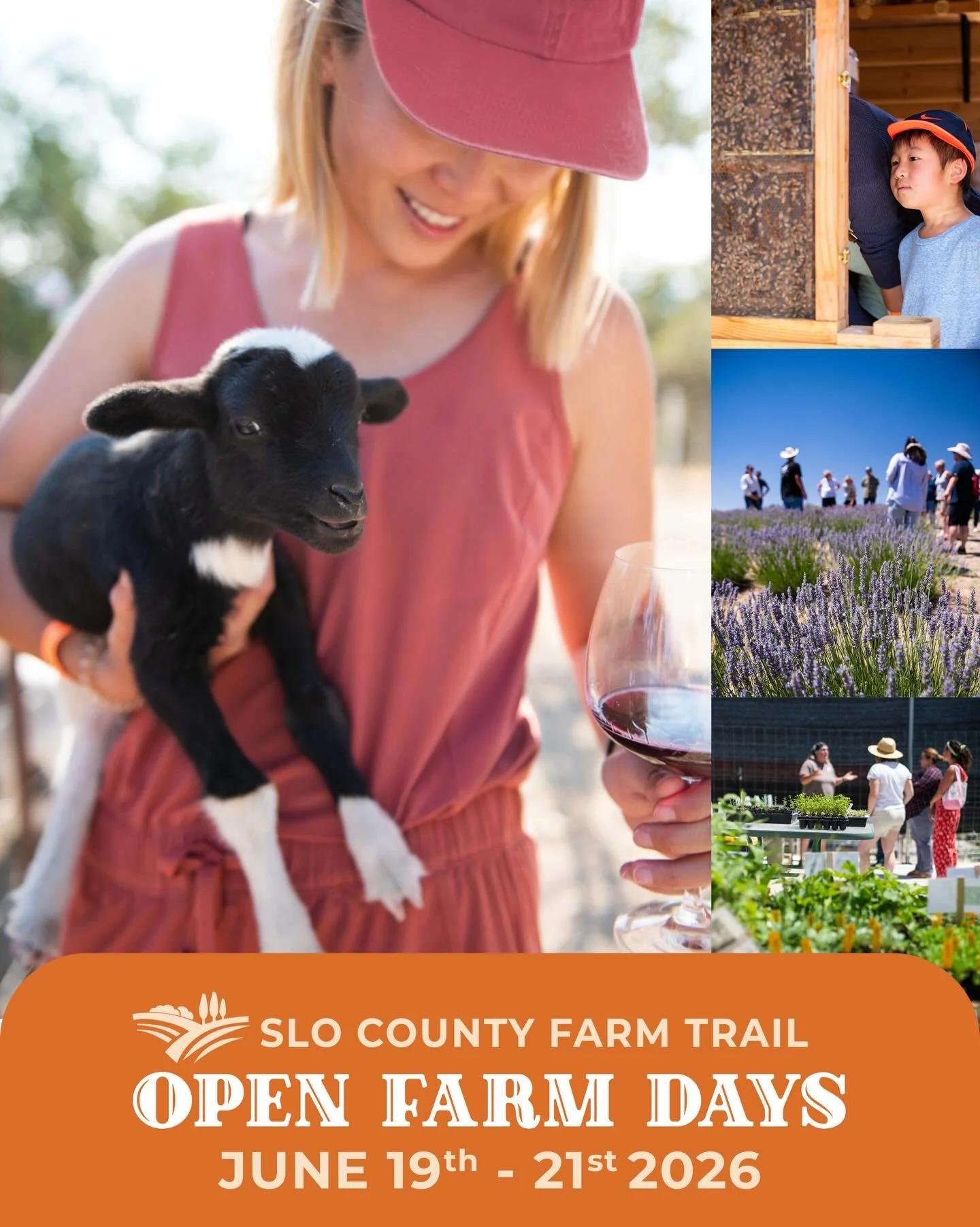 What is Open Farm Days?? Open Farm Days Weekend is an up-close chance to experience and learn about our local agriculture through farm visits, tours, demonstrations, tastings, workshops and more &ndash; at various farms across the SLO County Farm Tra