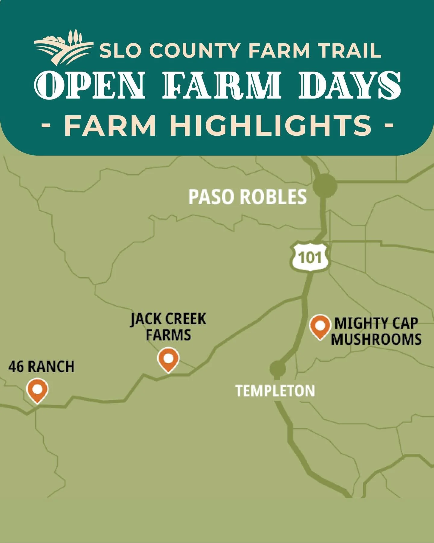 TOUR+TASTE+LEARN all weekend during Open Farm Days on June 19th-21st &ndash; check out a few farm highlights:

46 Ranch @46_ranch 
Meet our highland cows &amp; baby goats, take a hay wagon regenerative farm tour, and stop by our popup farm stand for 