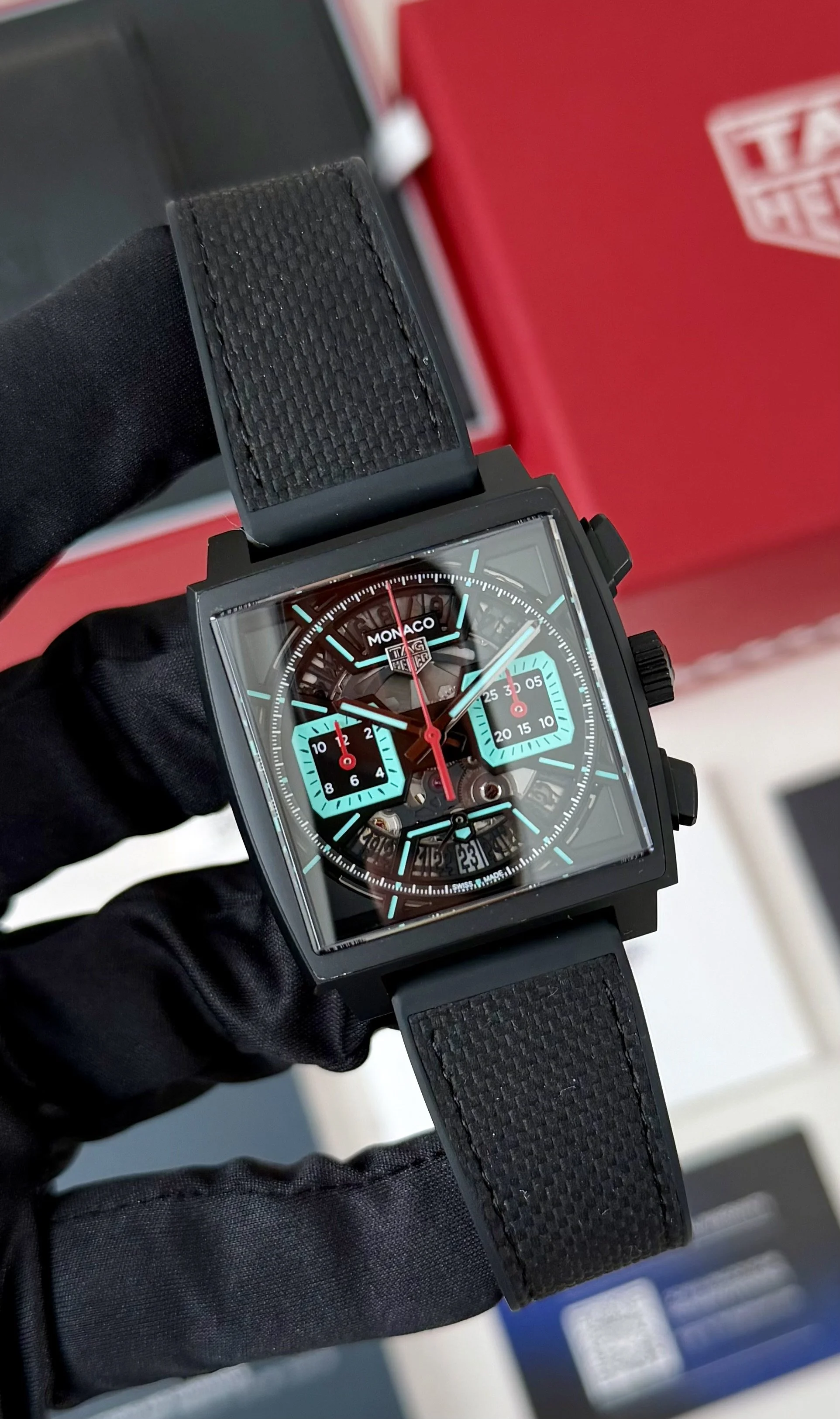 Tag Heuer Monaco Chronograph Titanium Skeleton CBL2184.FT6236 Full Set 2024