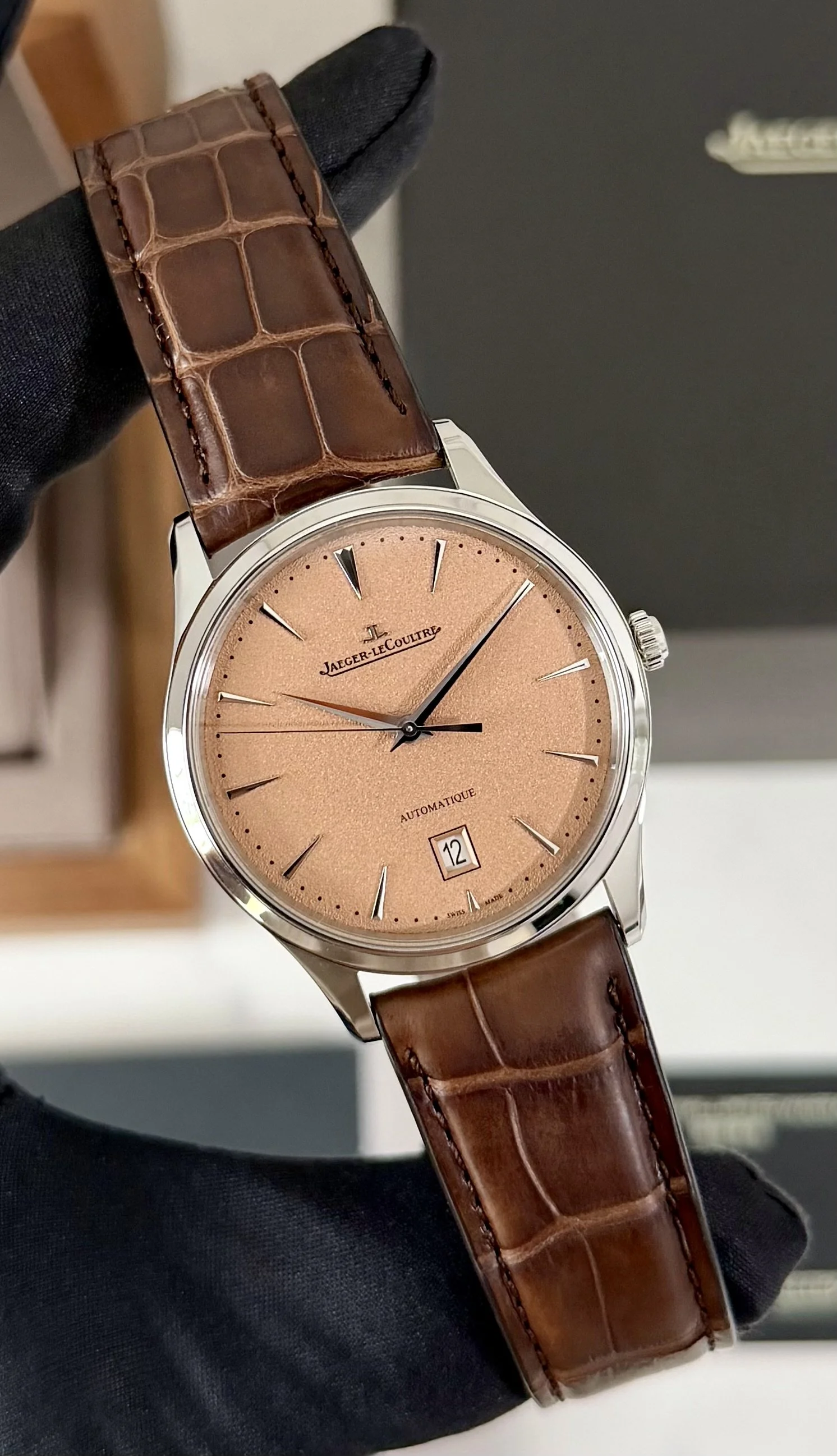 Jaeger-LeCoultre Master Ultra Thin Date Copper Salmon 39mm Unworn Set Q1238460