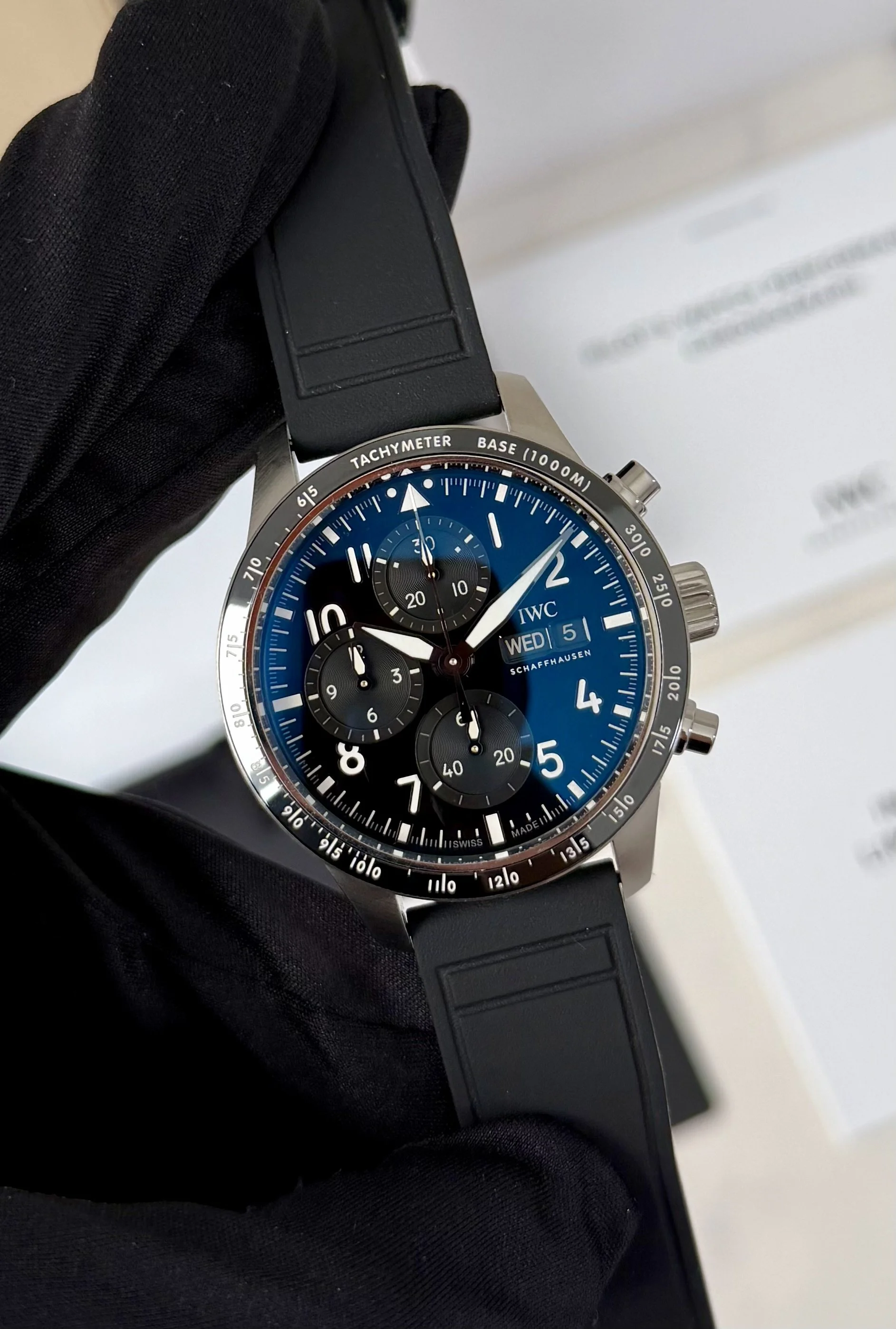 IWC Pilot's Performance Chronograph AMG 41mm IW388305 Titanium 2023