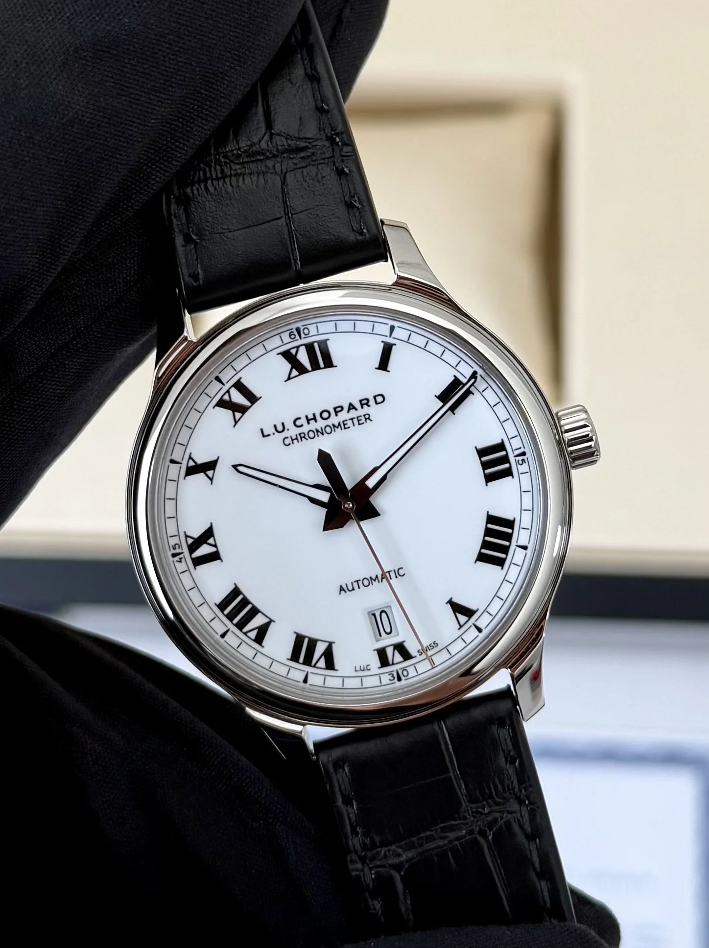 Chopard L.U.C 1937 Classic 42mm White Roman Dial 2025 Complete Set 168558-3002