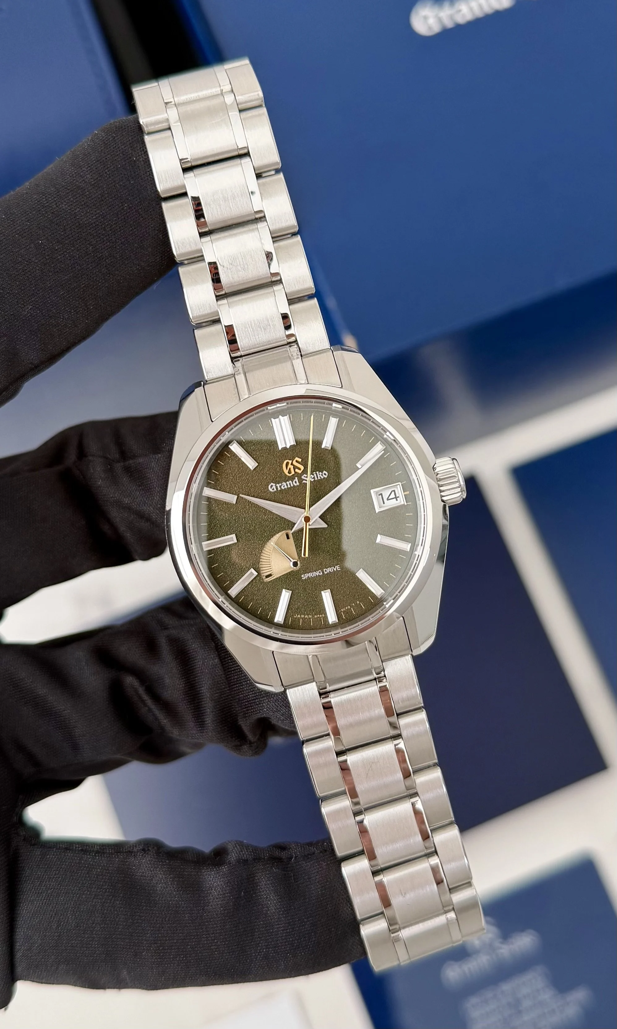 Grand Seiko Heritage Collection SBGA491 Katana Shingane Green 40mm Complete Set