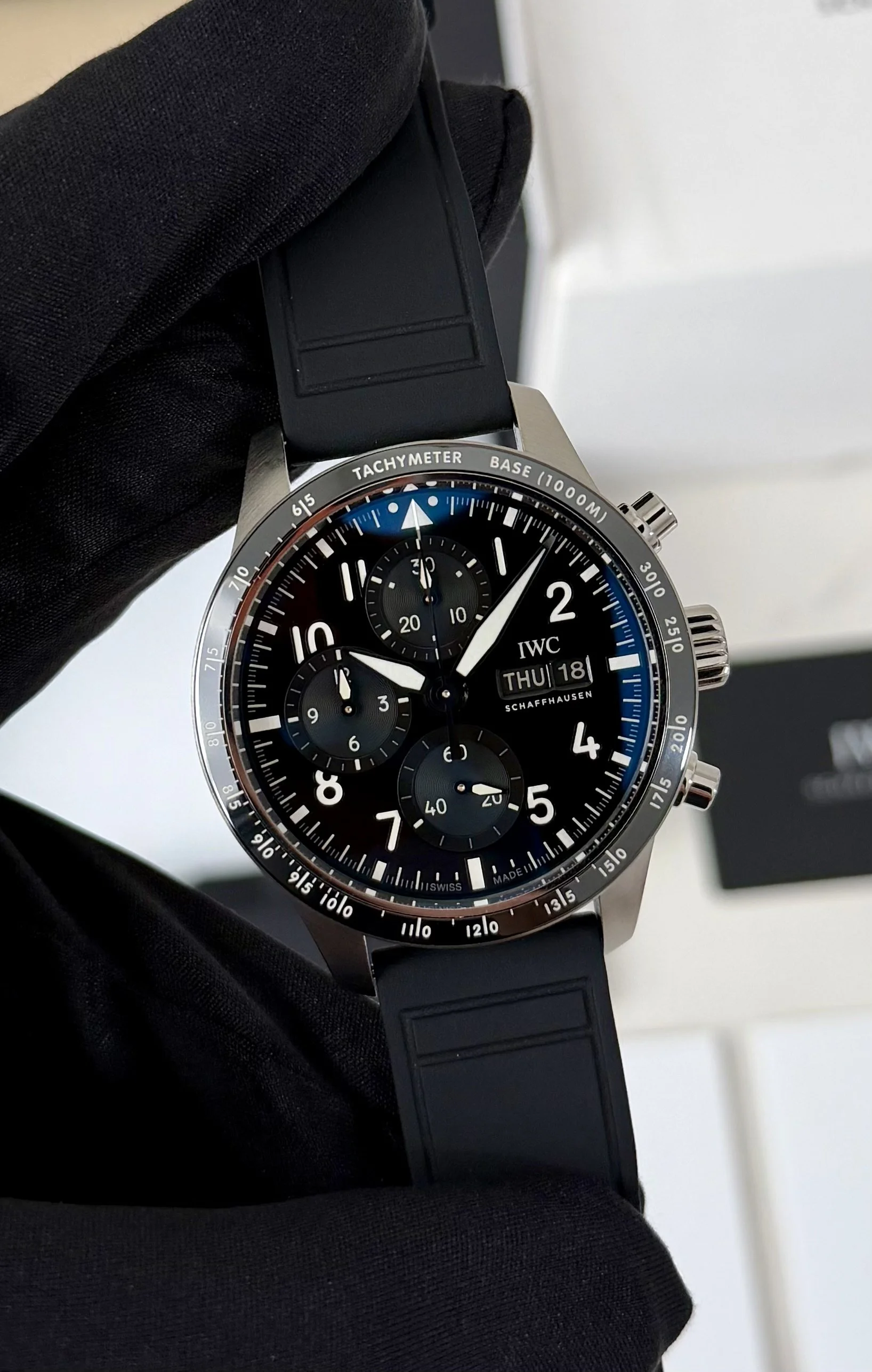 IWC Pilot's Performance Chronograph AMG 41mm IW388305 Titanium 2023