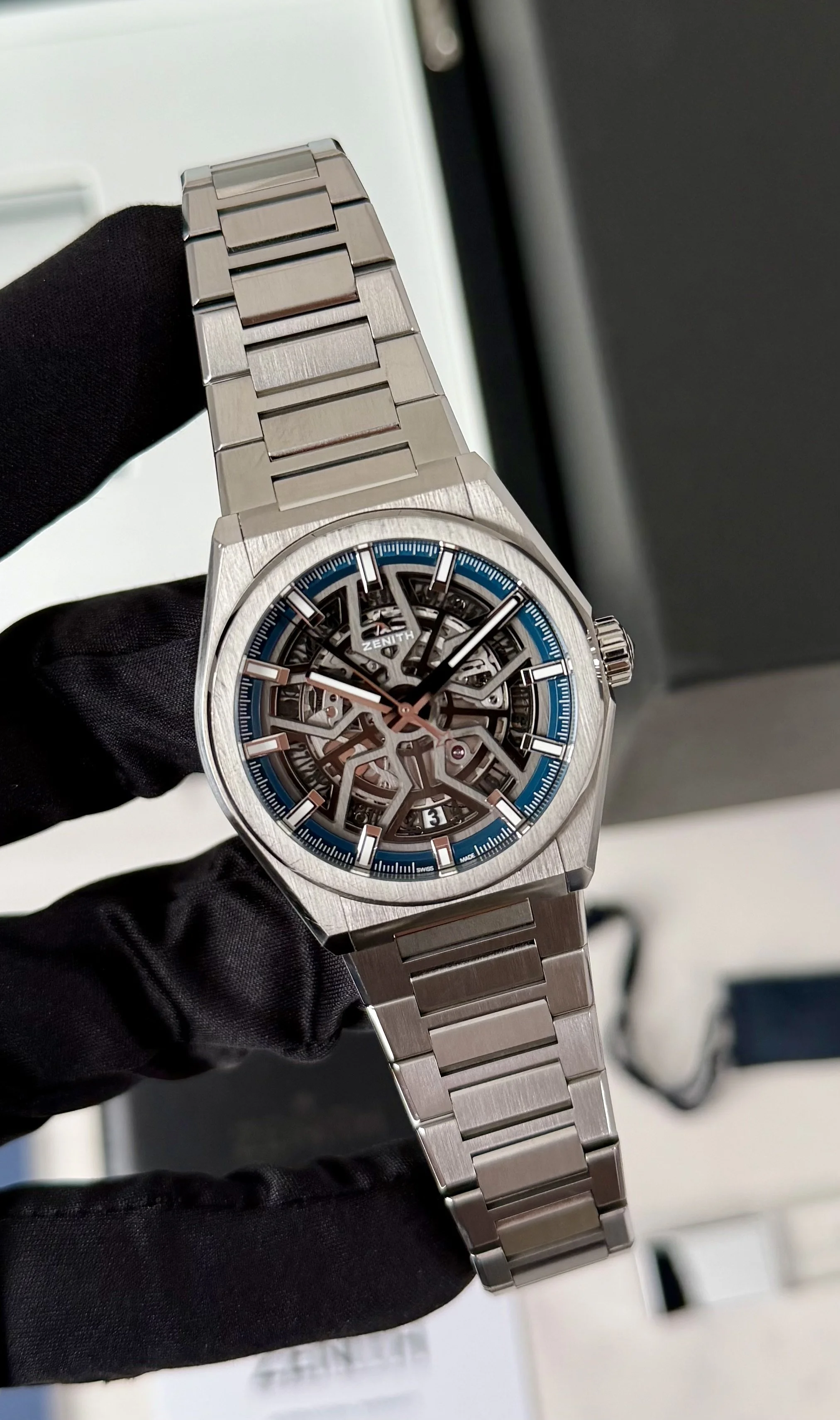 Zenith Defy Classic Skeleton Titanium 41mm 95.9000.670/78.M9000 Complete Set