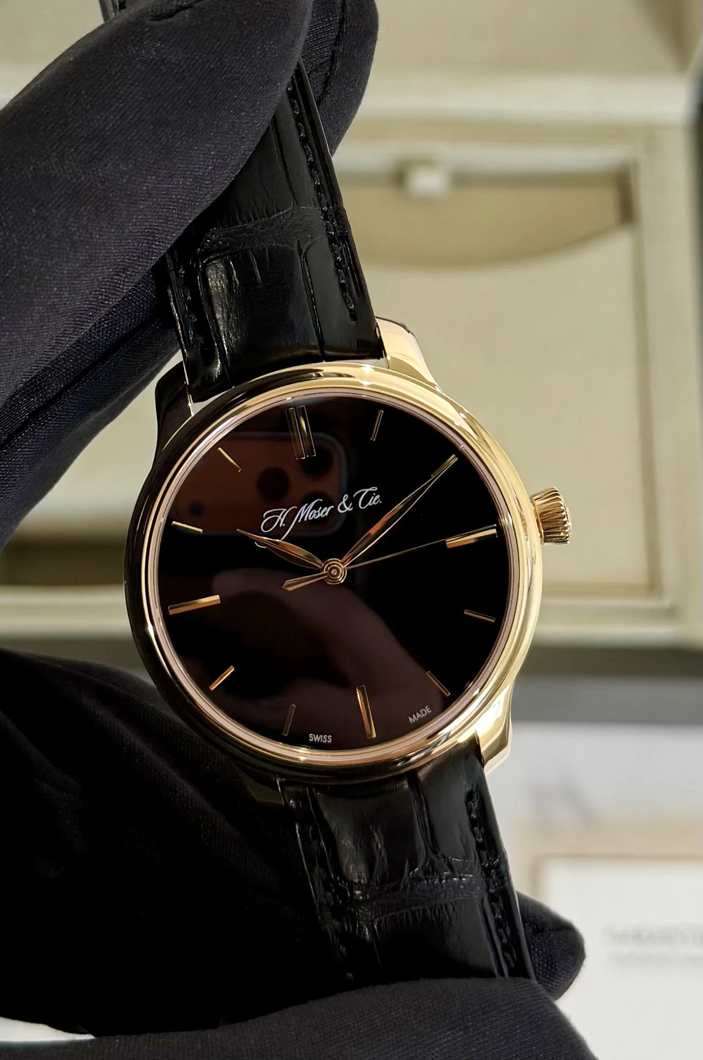 H. Moser & Cie Endeavour Monard Rose Gold 41mm 2011 Complete Set 343.505-017