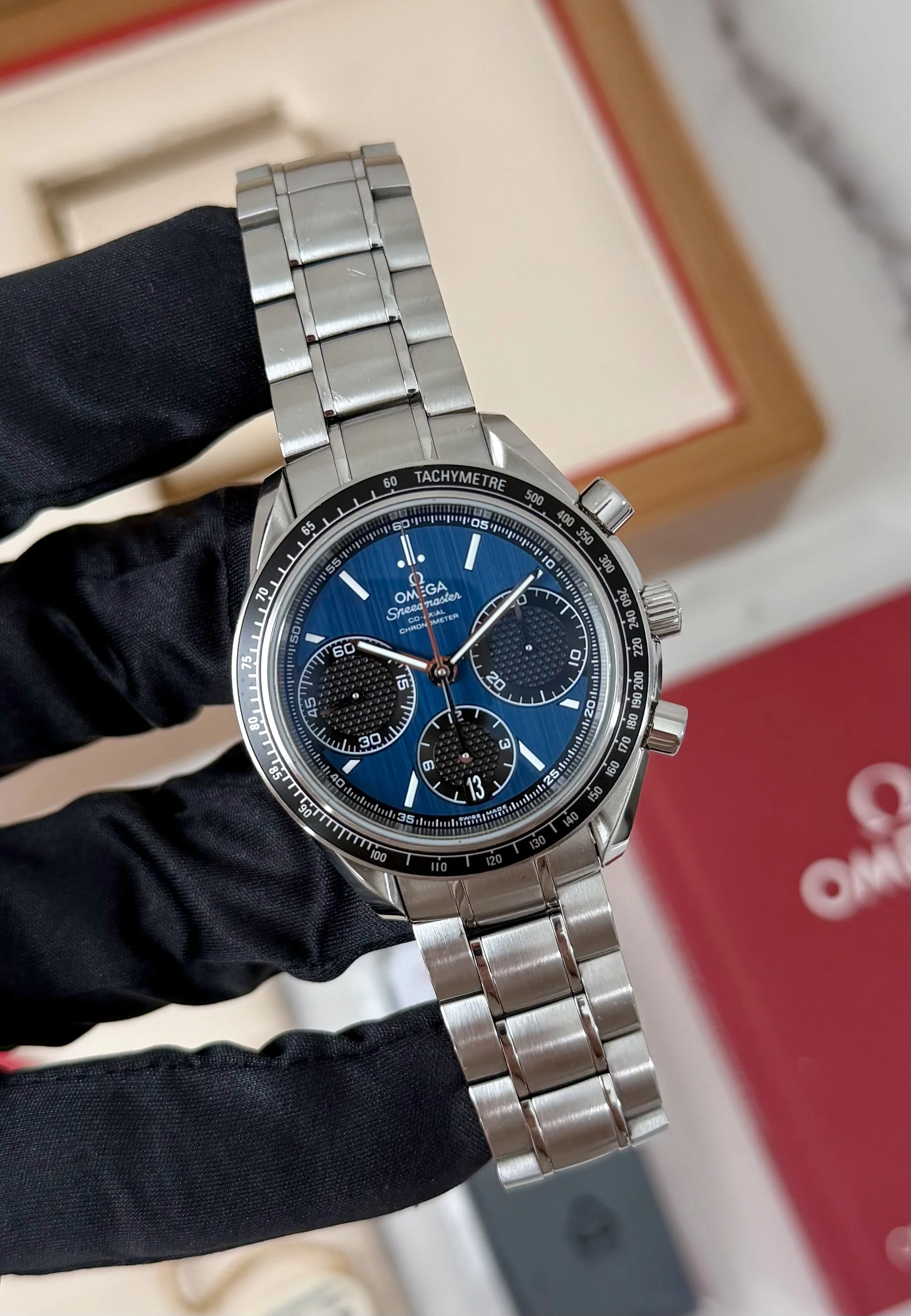 OMEGA Speedmaster Racing Blue Dial 40mm 326.30.40.50.03.001 Automatic