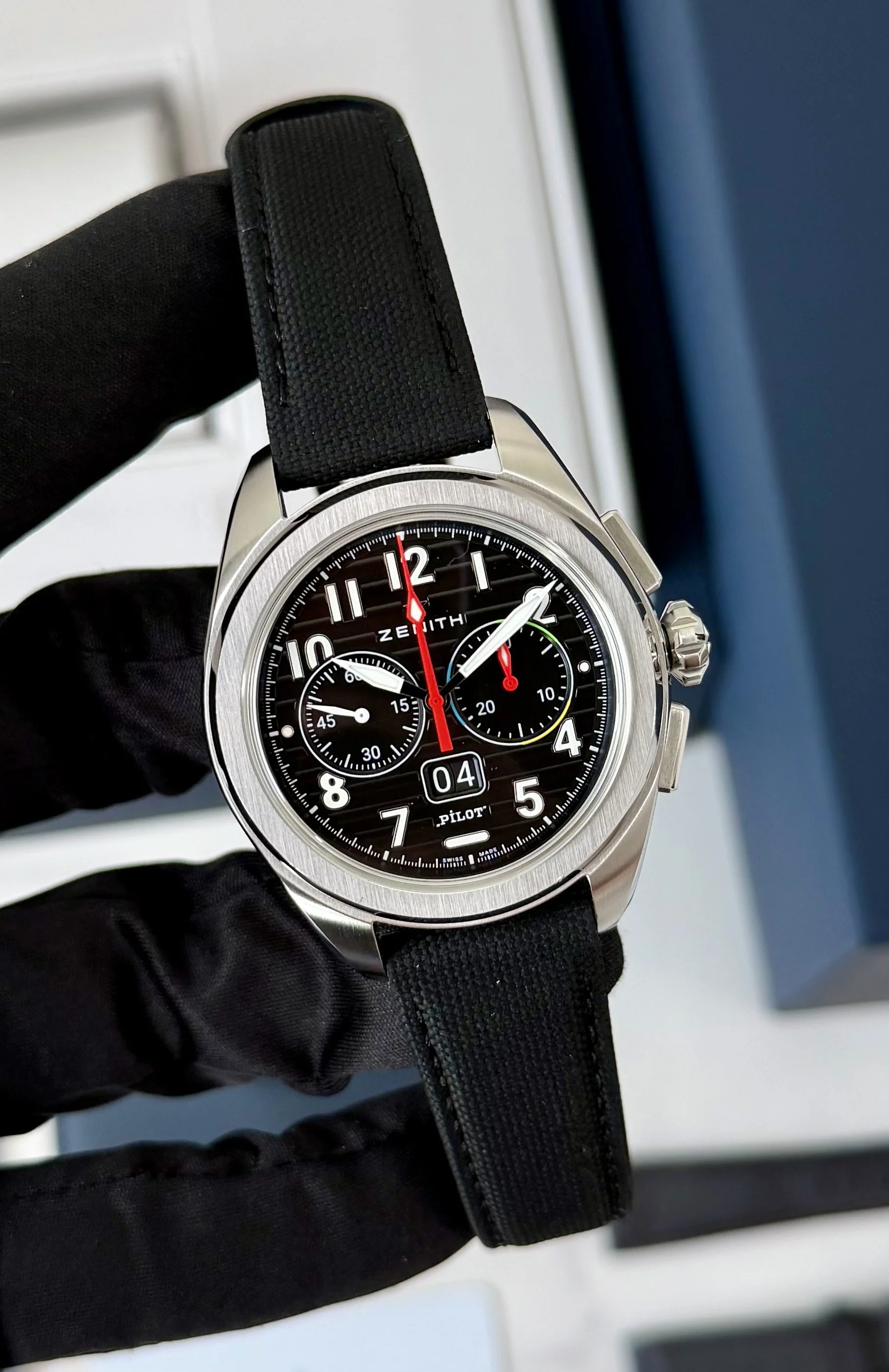 Zenith Pilot Big Date Flyback 42.5mm 03.4000.3652/21.I001 2025 Complete Set