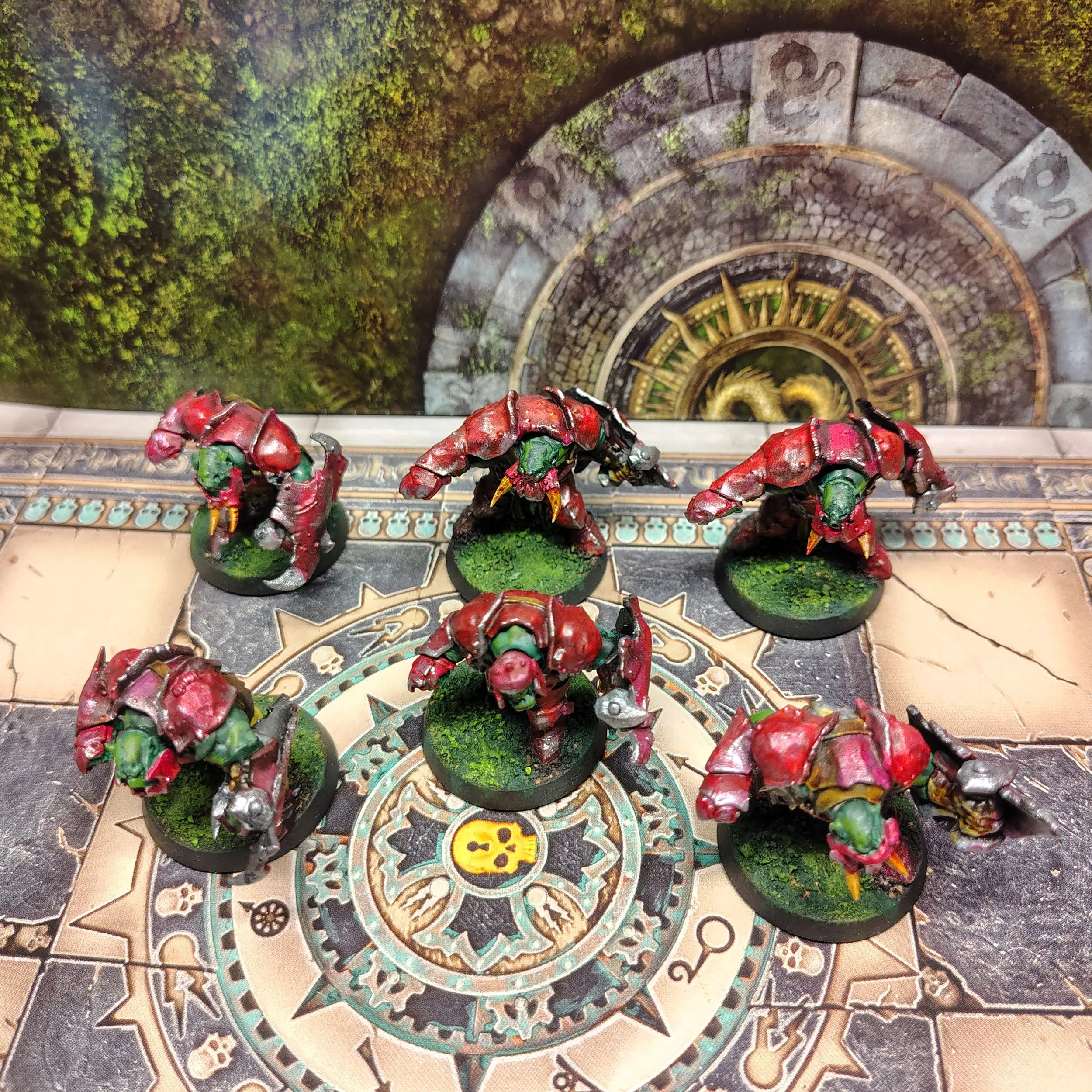 Blood Bowl-last three linemen. 